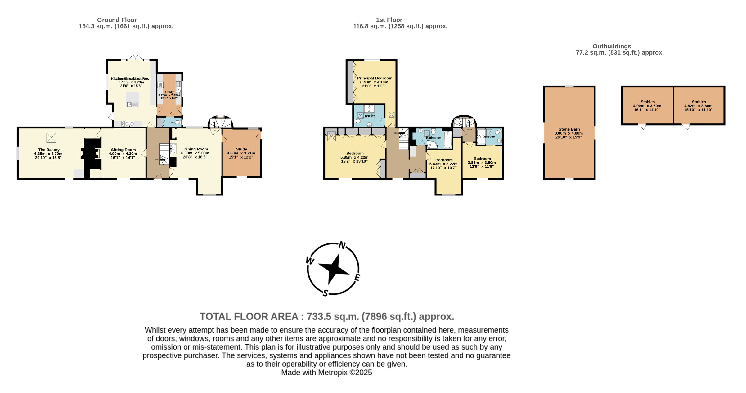 Lower Hill Farm, Tavistock floorplan