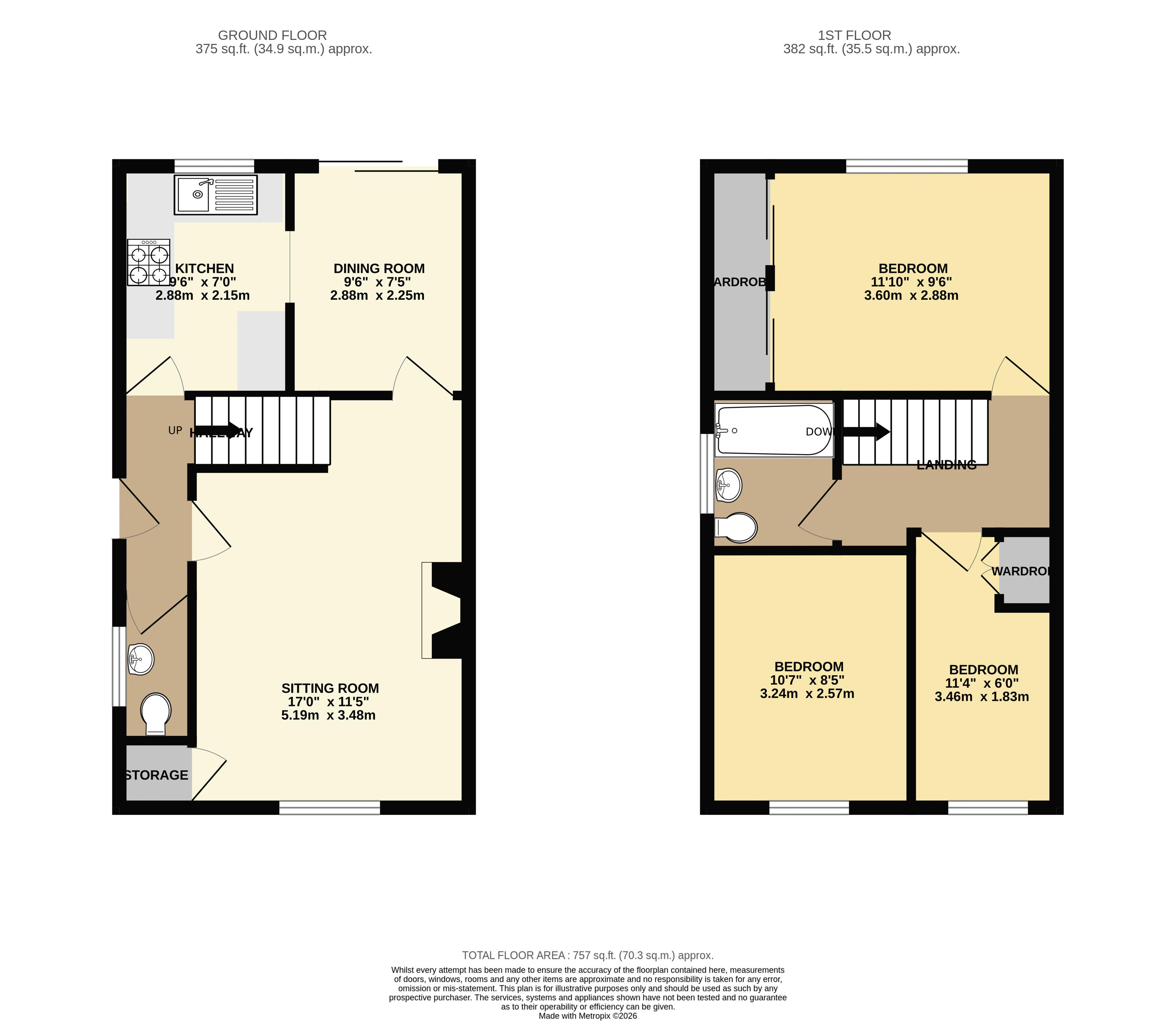 21, White House Drive, Hereford floorplan