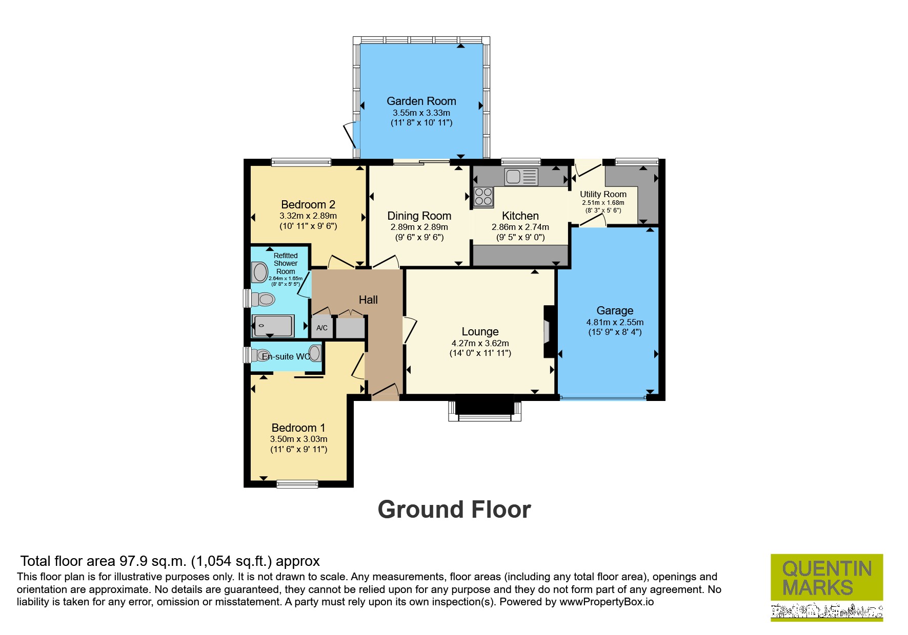Grosvenor Avenue, Bourne floorplan