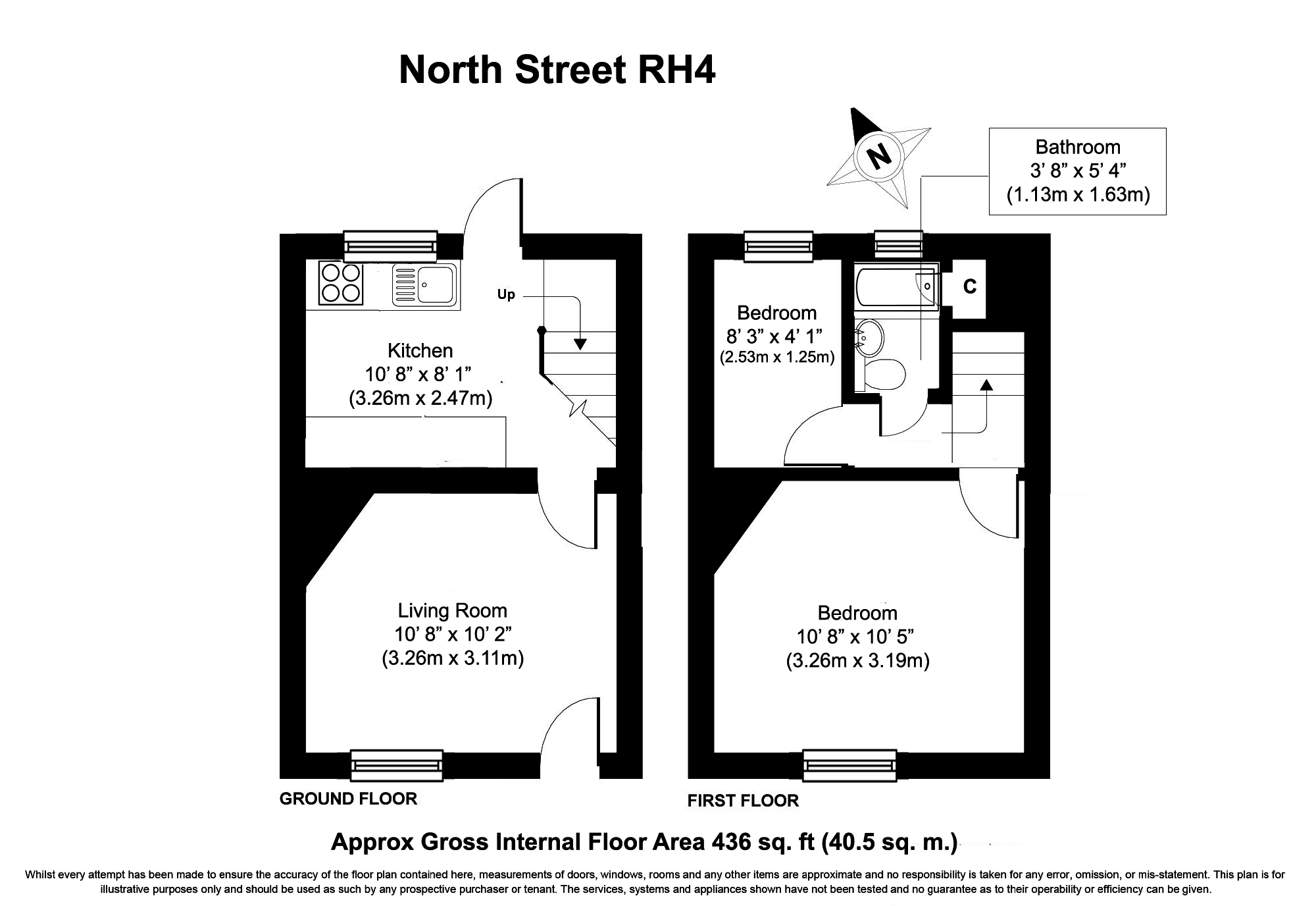 2 Bedrooms Terraced house for sale in North Street, Dorking RH4