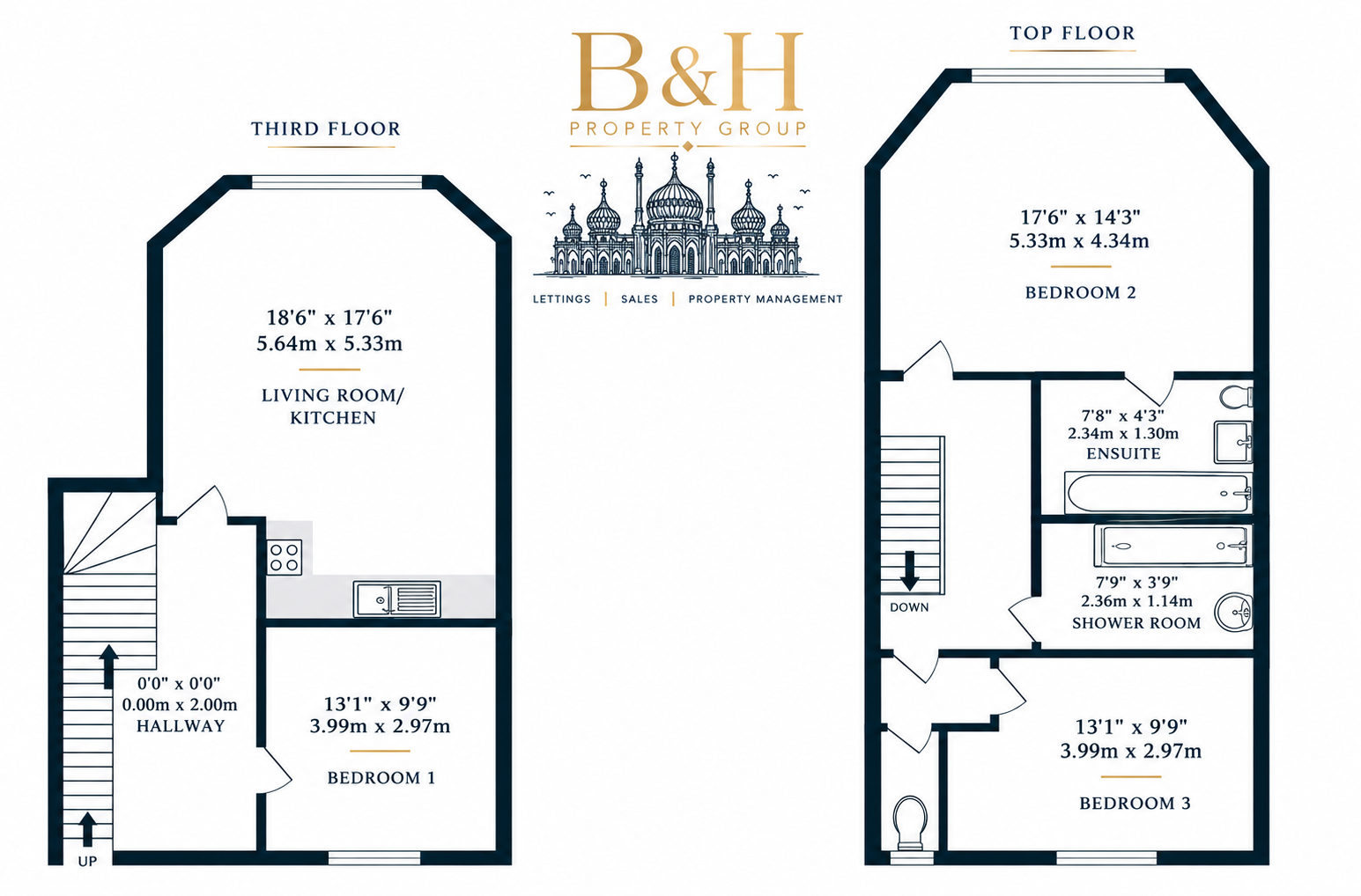 Pavillion Parade, Brighton floorplan