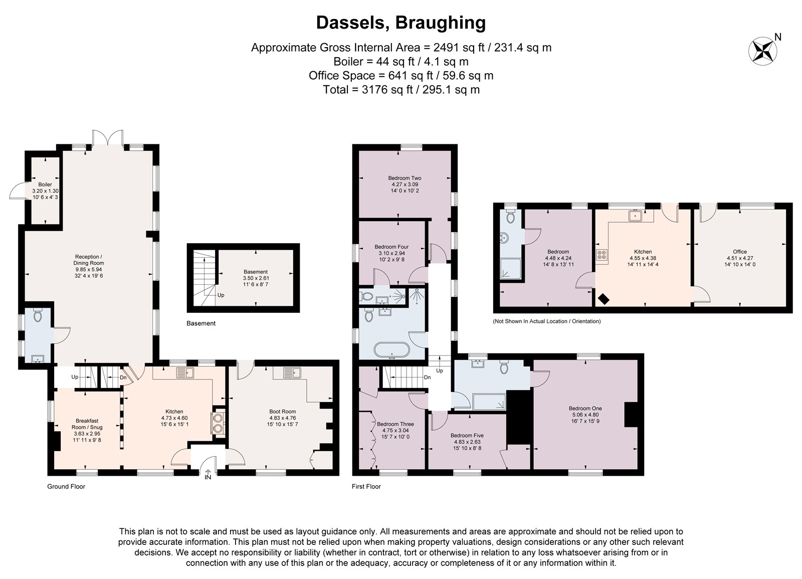 The Cottage,, Dassels, Ware floorplan