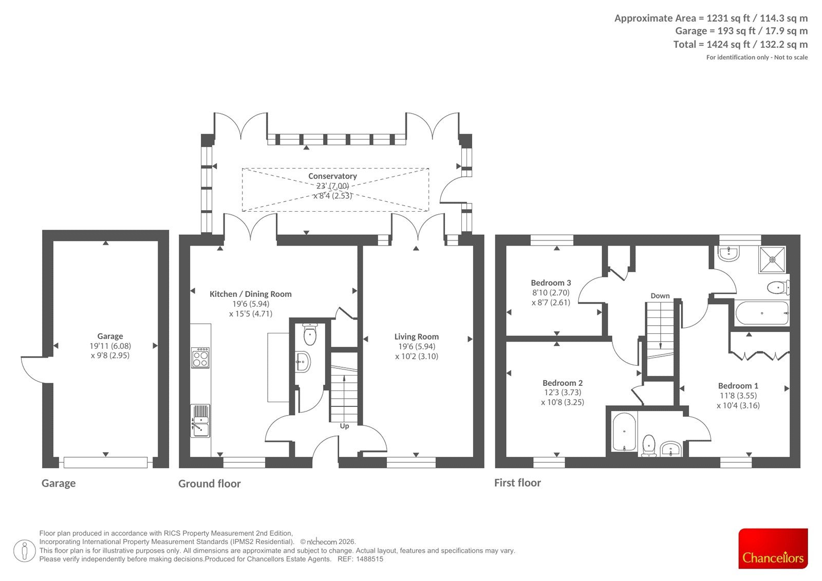 5, Carmello Close, Carterton floorplan
