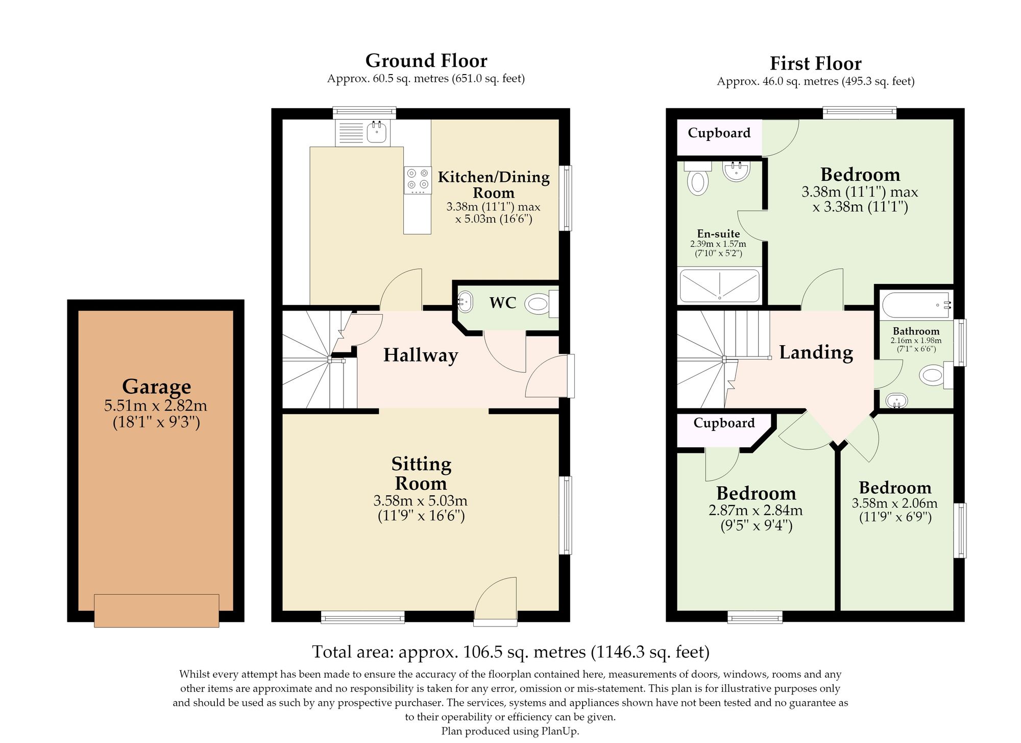 6 Plumbers Arms Close, Bury St. Edmunds floorplan