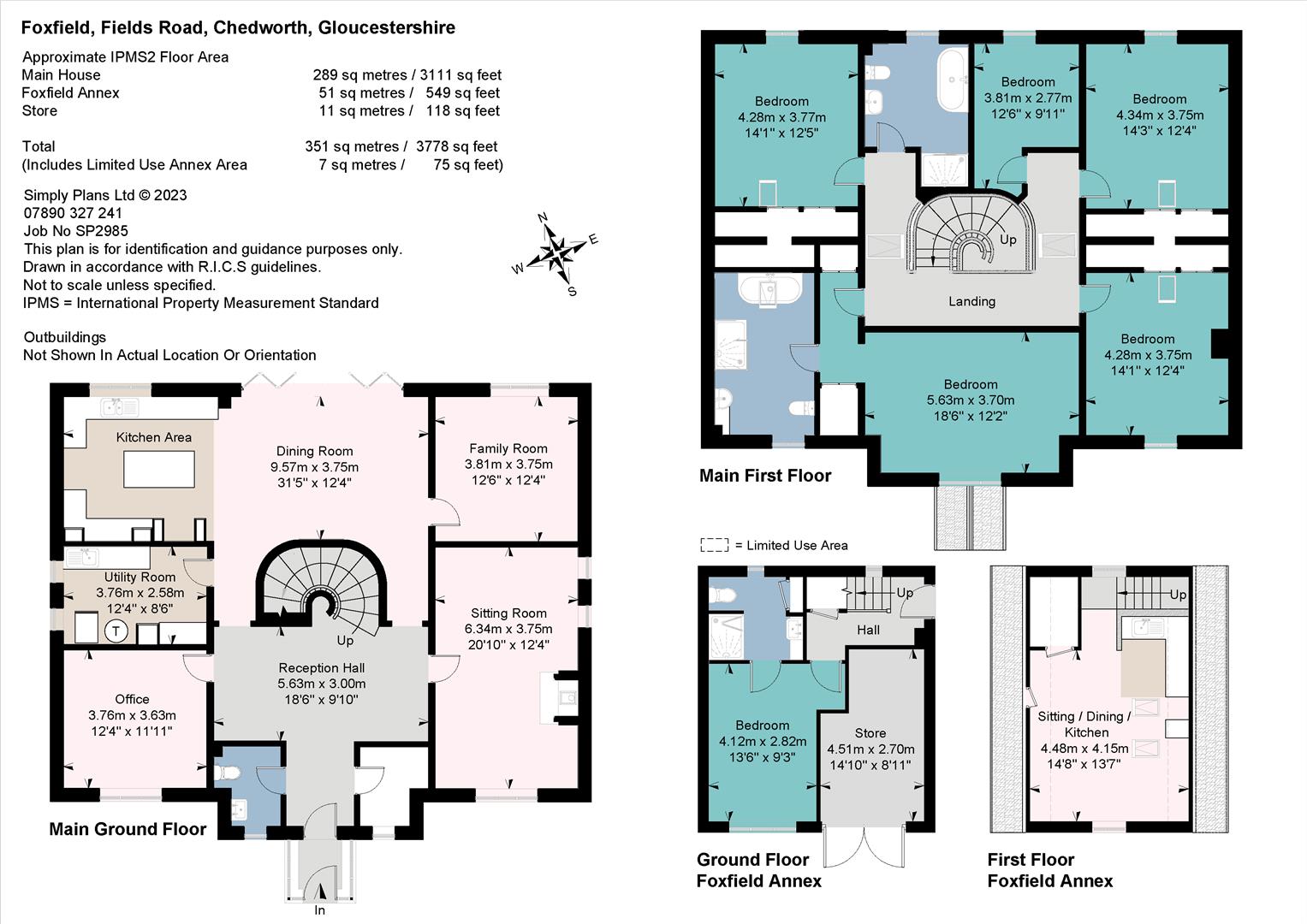 Foxfield, Fields Road, Cheltenham floorplan