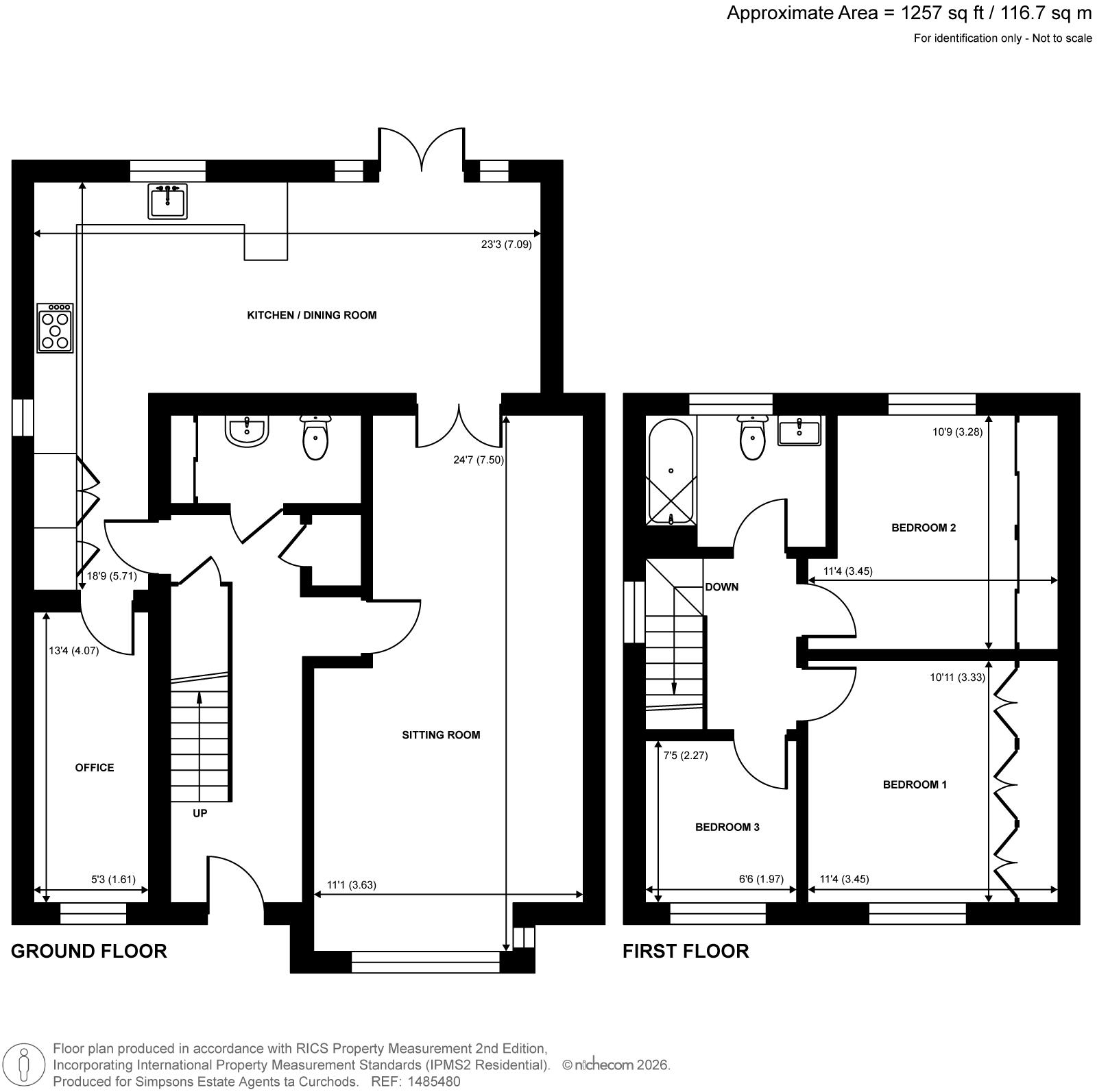24, Dynevor Place, Guildford floorplan
