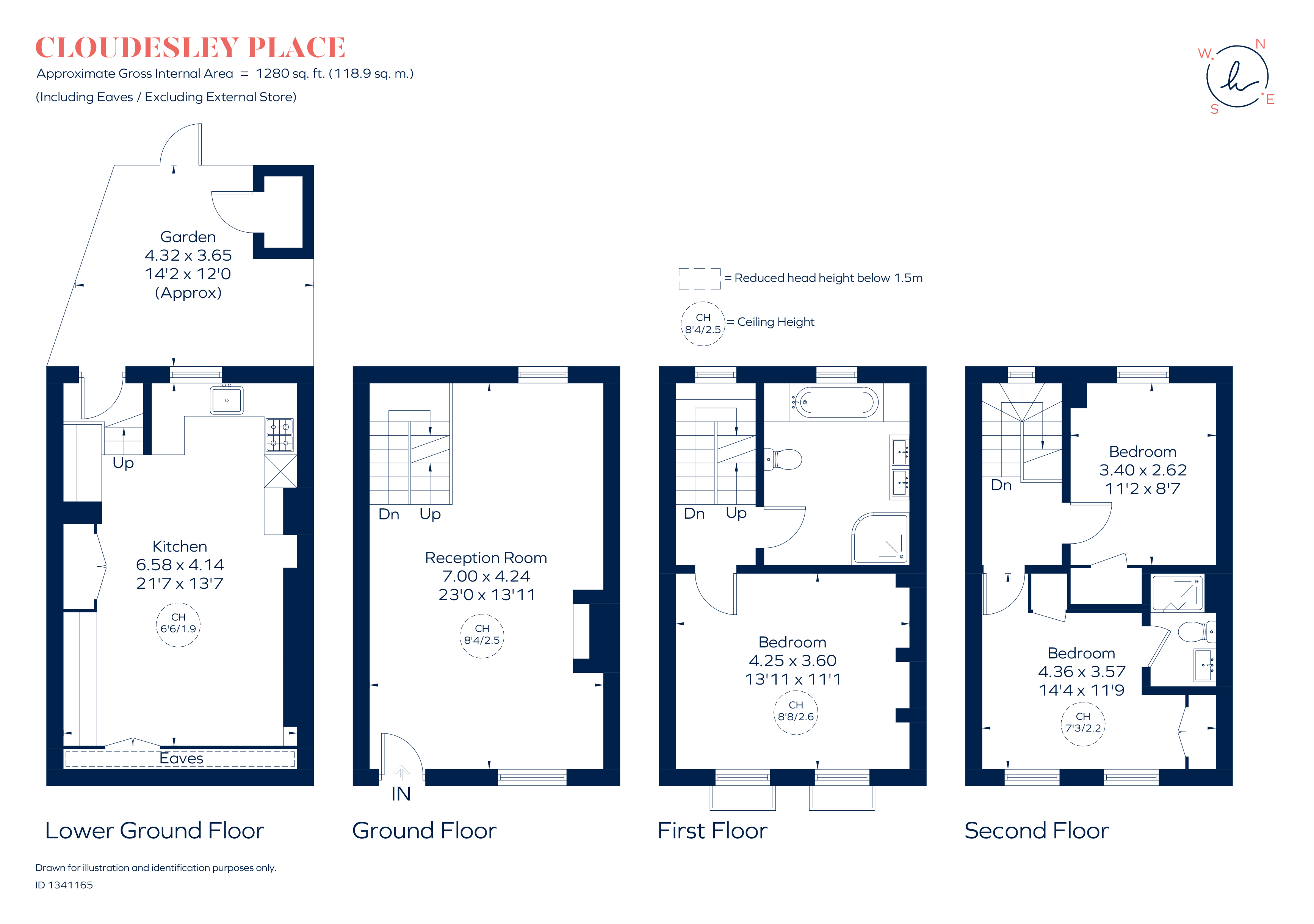 1, Cloudesley Place, London floorplan