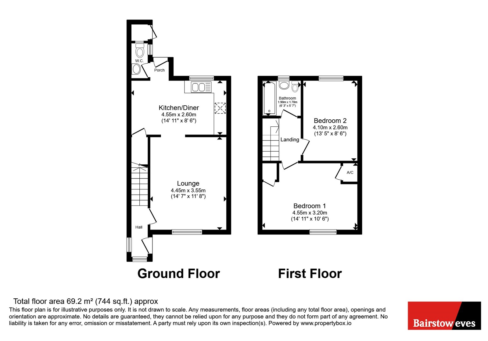 42, Everdon Way, Cambridgeshire floorplan