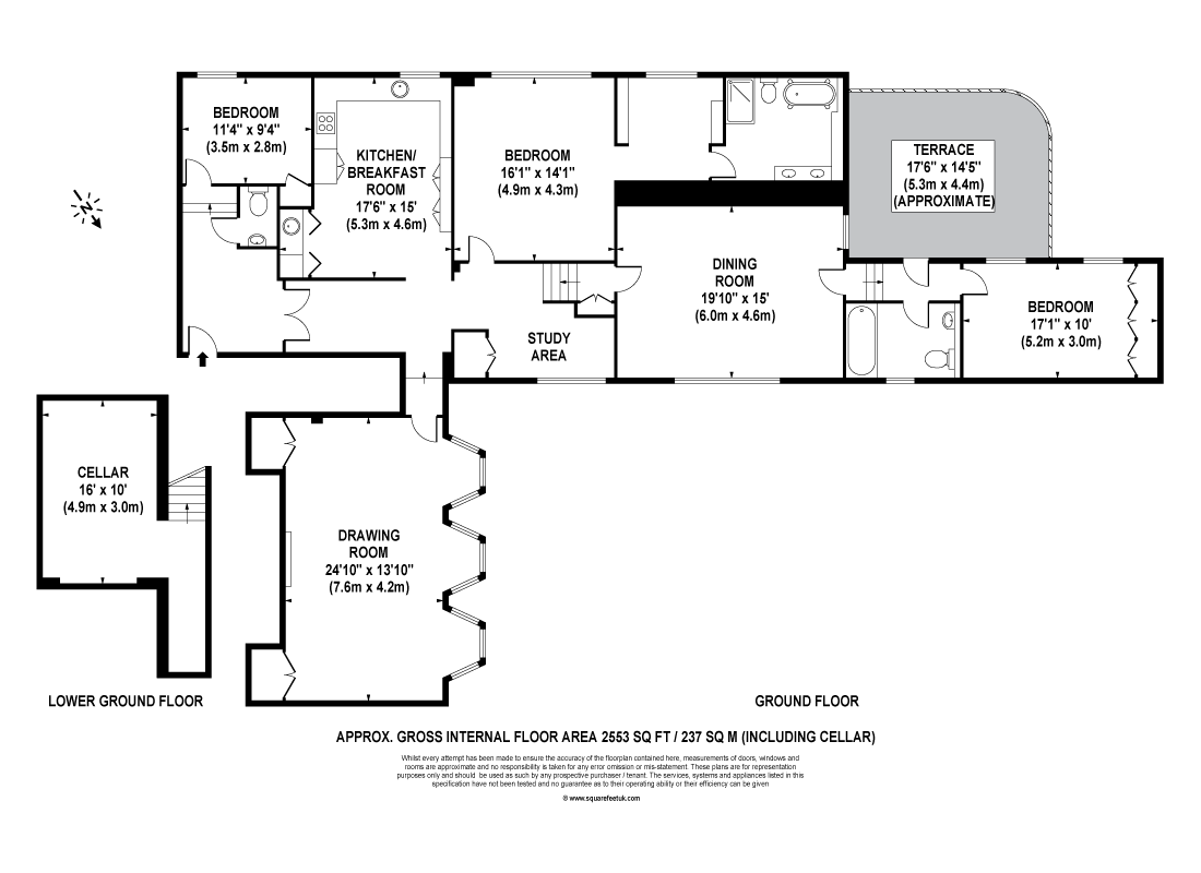 3 Bedrooms Flat for sale in Albury Park Mansion, New Road, Albury, Surrey GU5
