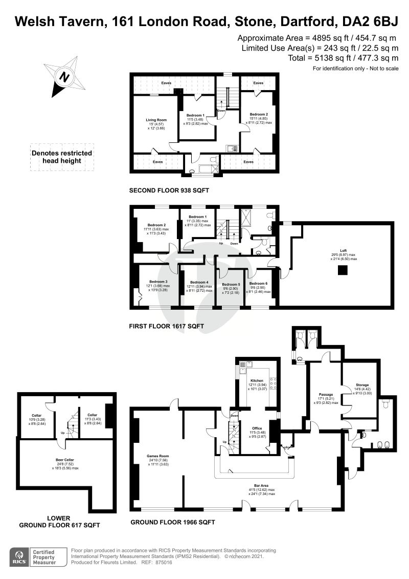 The Welsh Tavern, 161 London Road, Stone, Dartford, Kent DA2, 9 bedroom