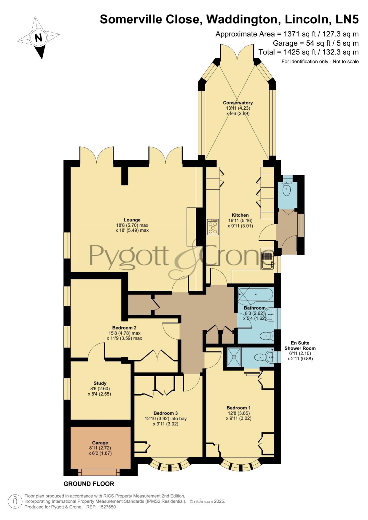 58, Somerville Close, Lincoln floorplan