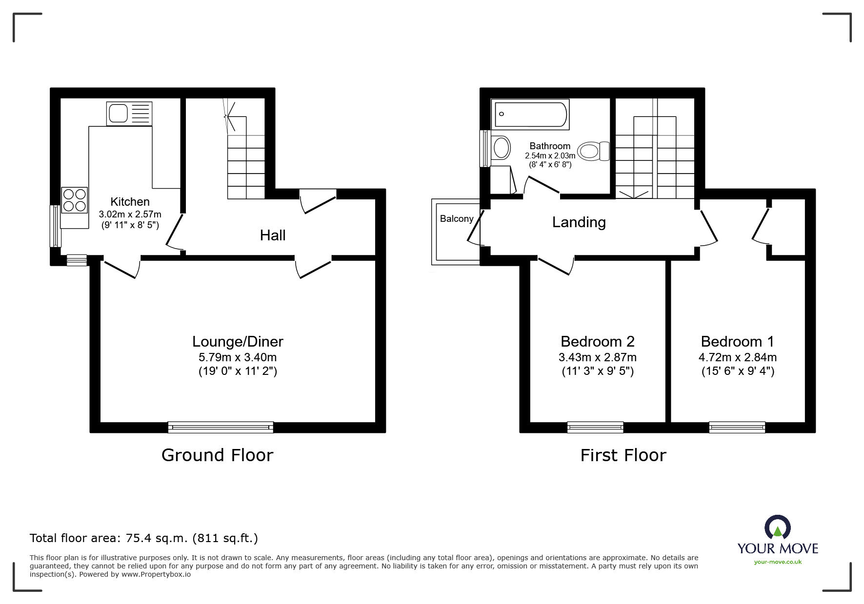 23, Christow Street, Leicestershire floorplan