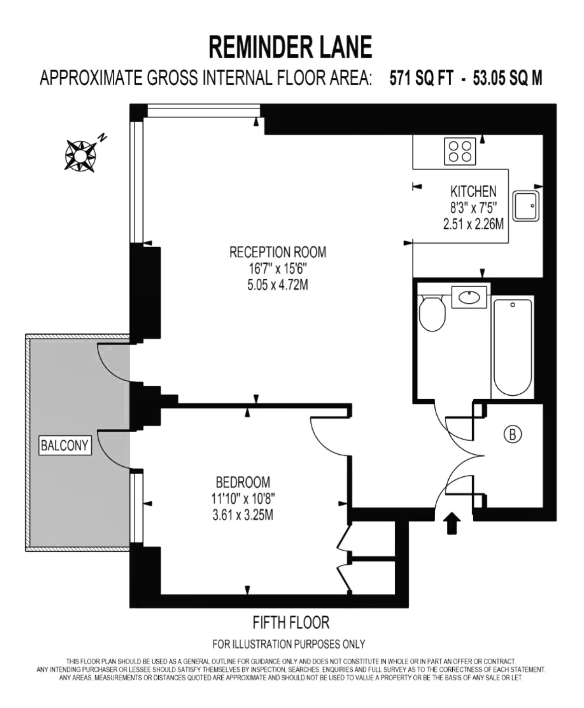 Flat 35, 48, Reminder Lane, London floorplan