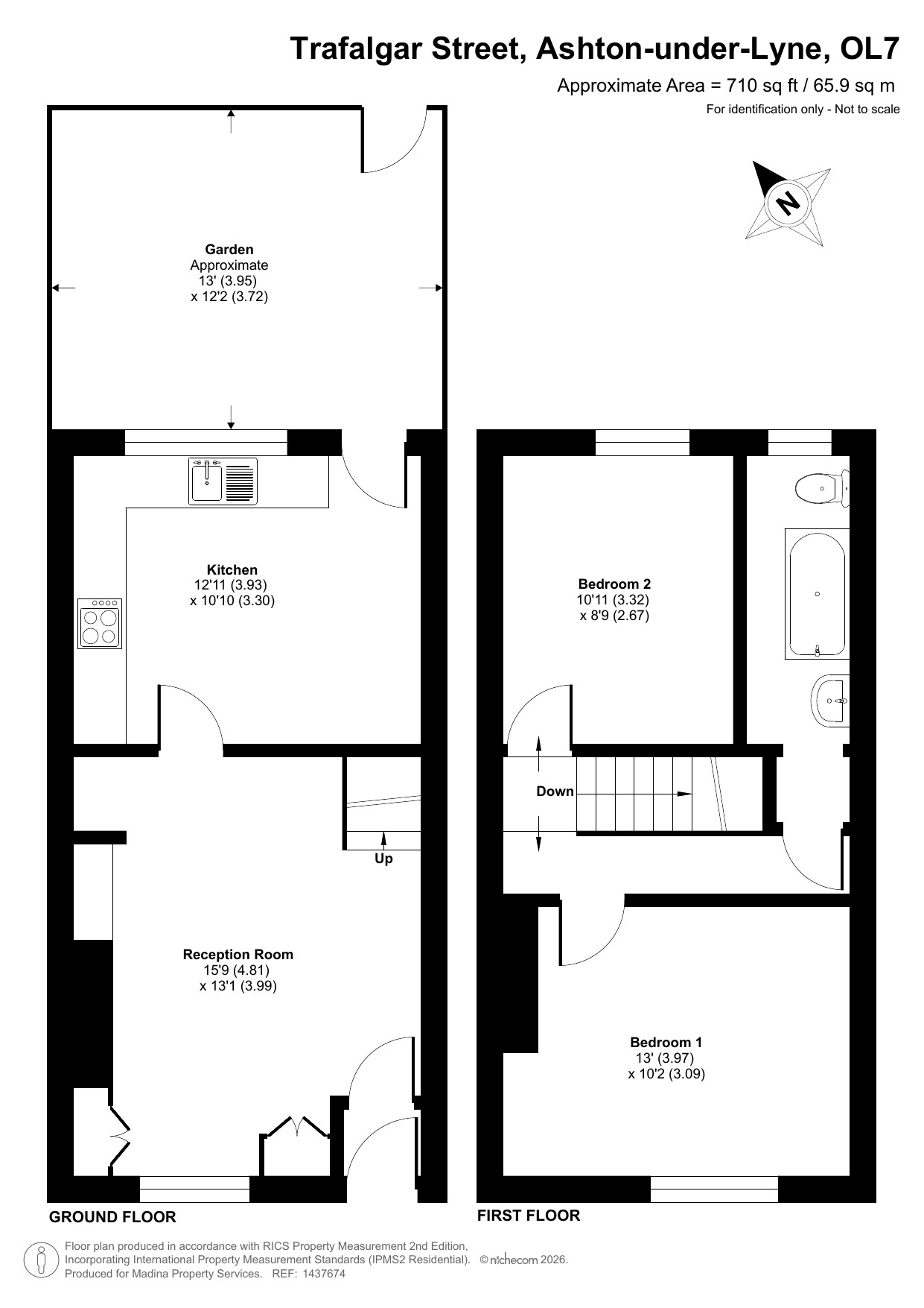152, Trafalgar Street, Ashton-under-lyne floorplan