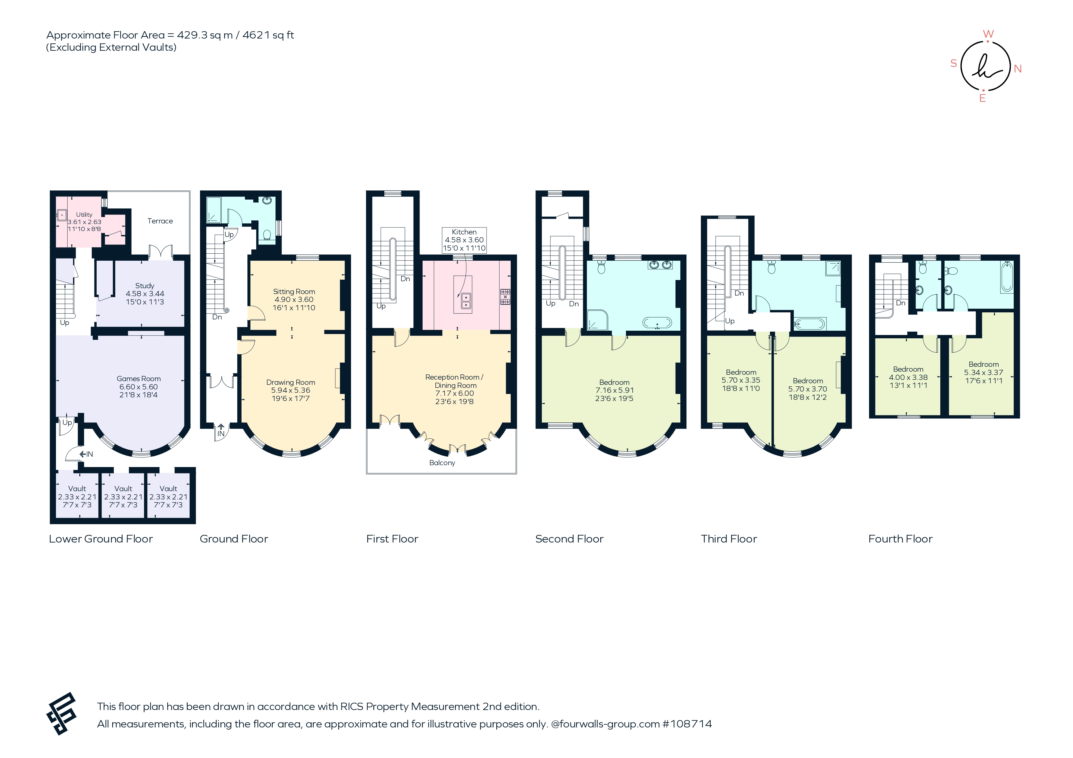 8, Liverpool Terrace, Worthing floorplan