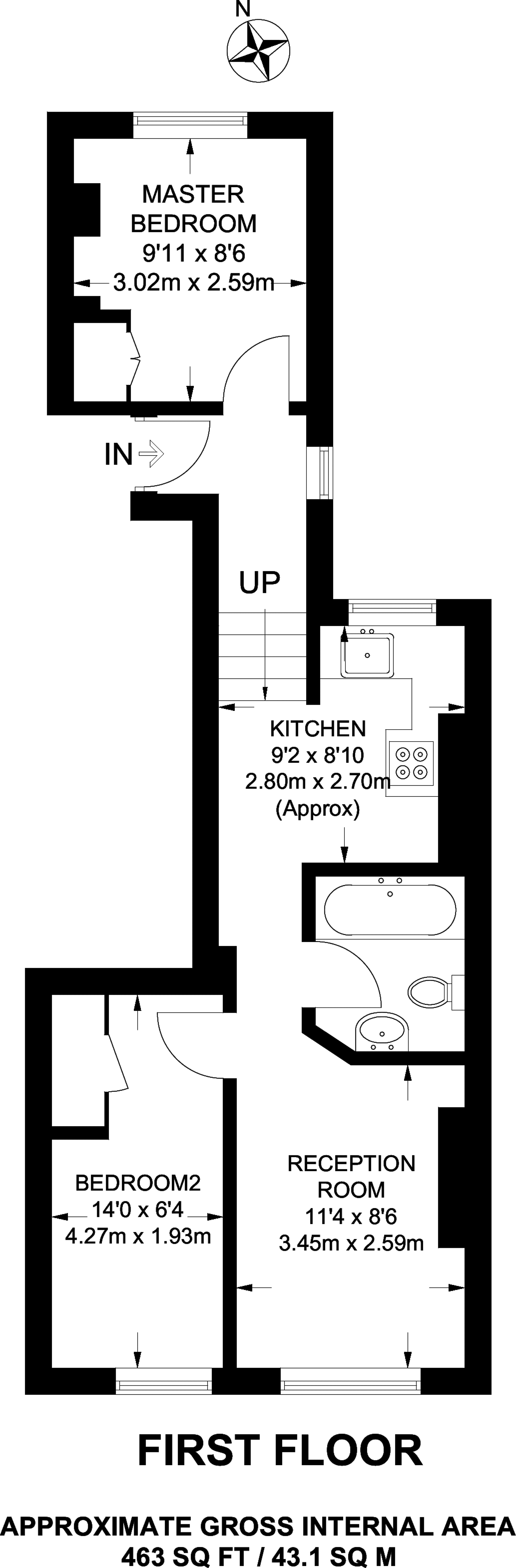 2 Bedrooms Flat to rent in Merton High Street, South Wimbledon SW19
