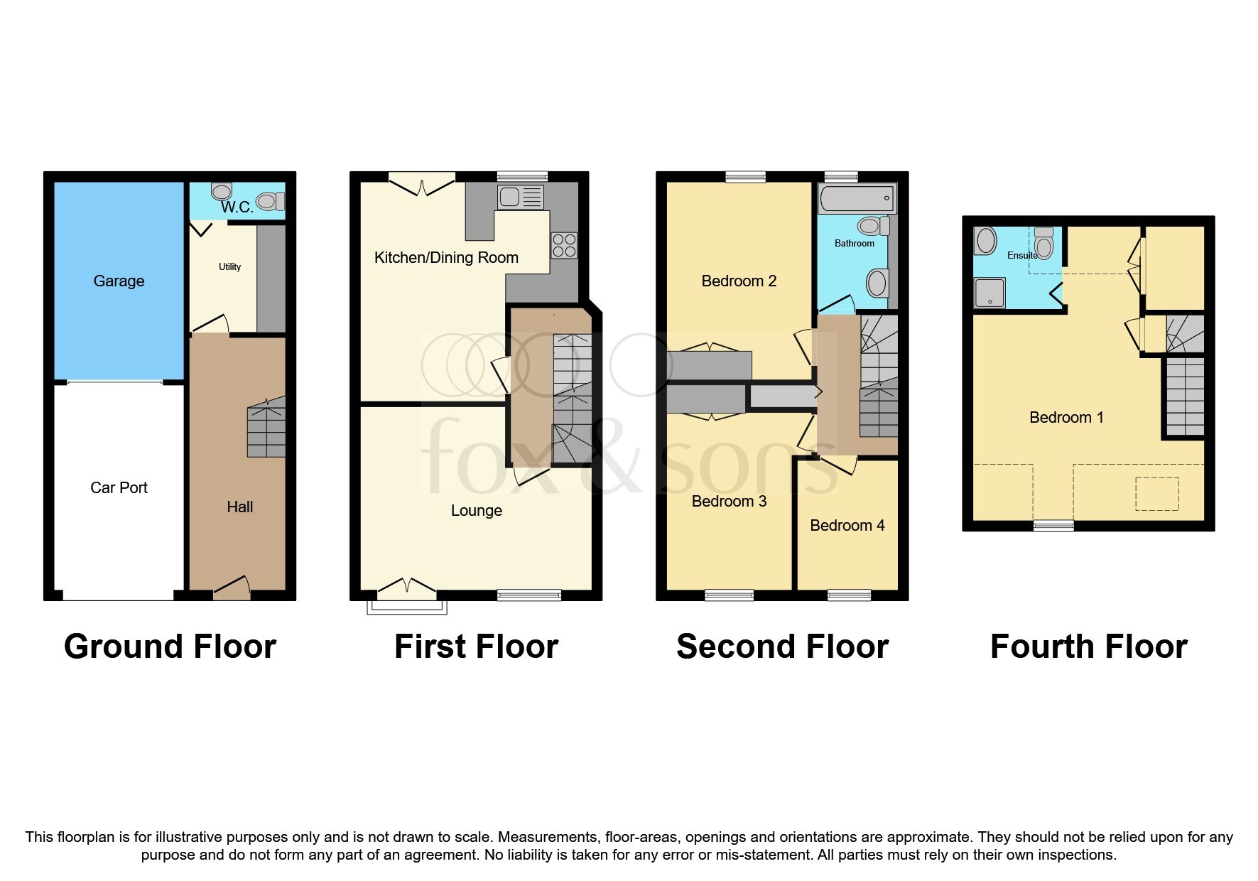 12, Lorna Doone, West Street, Watchet floorplan