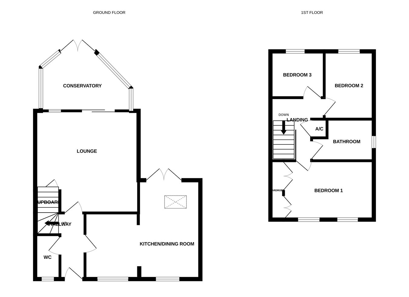 26, Cypress Road, Tewkesbury floorplan