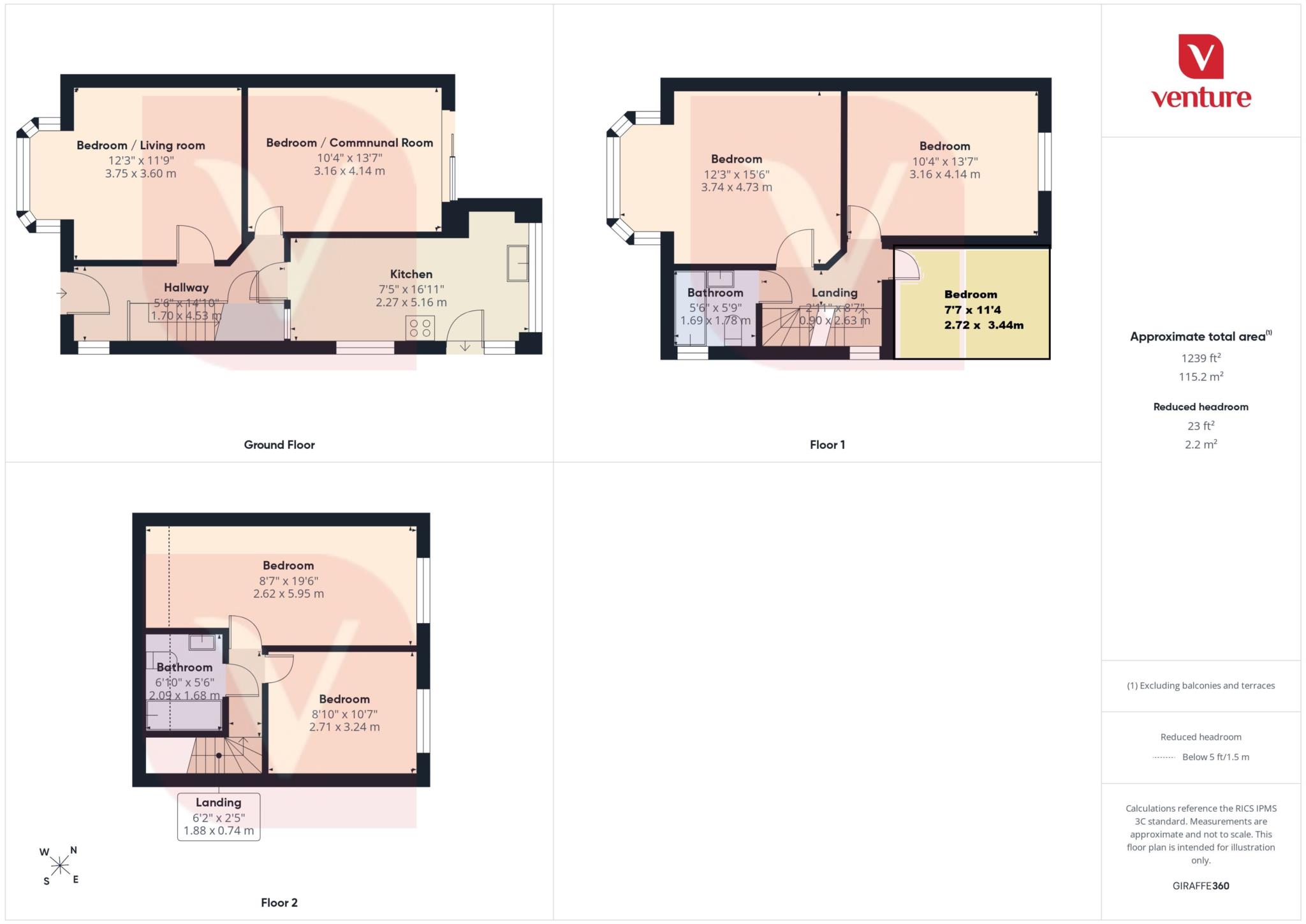 472, Leagrave Road, Luton floorplan