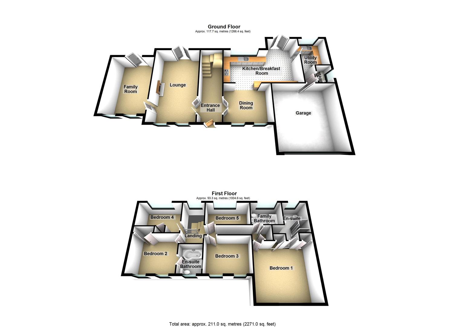 5 Bedrooms Detached house for sale in Ampthill Road, Silsoe, Bedford MK45