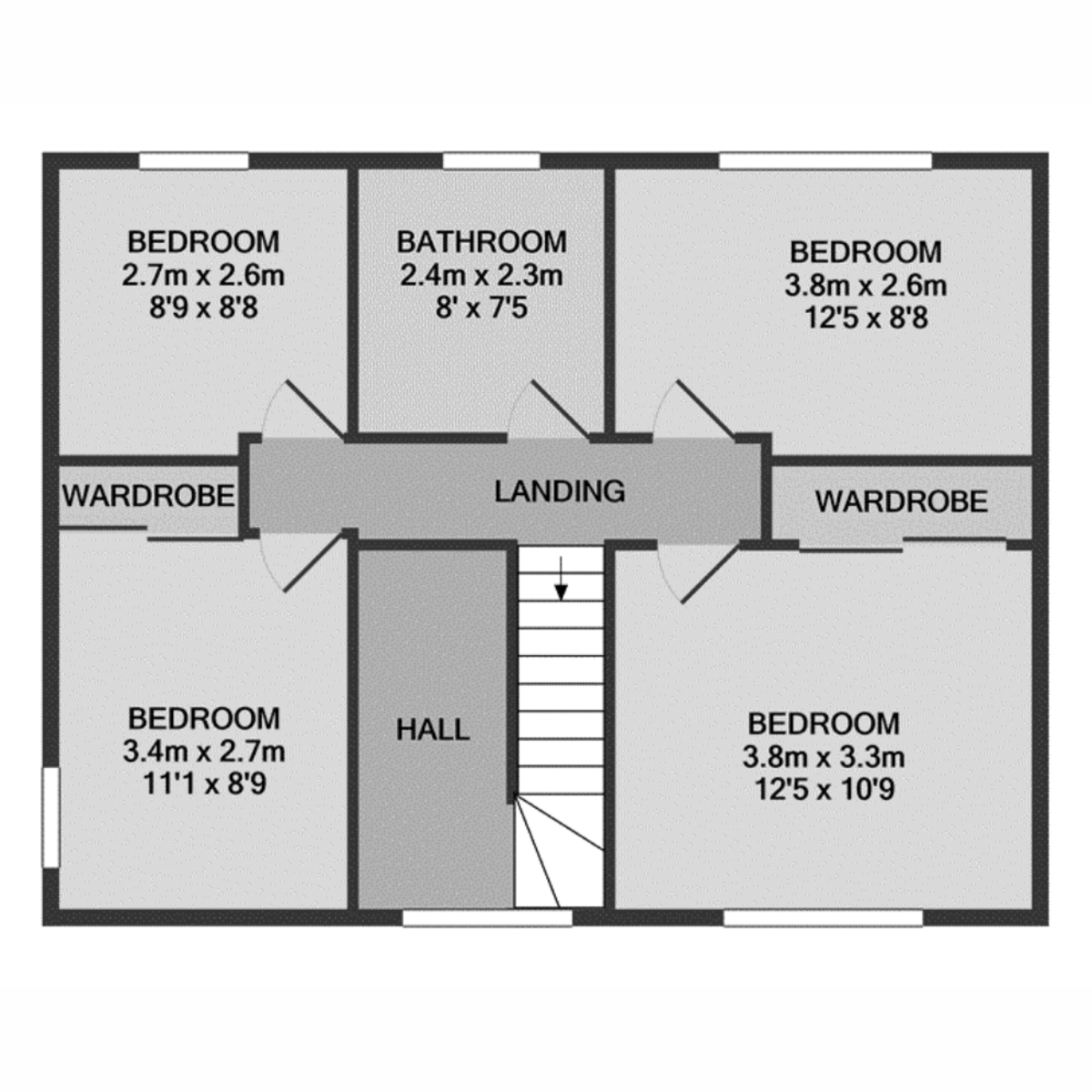 4, College Close, Hartlepool floorplan