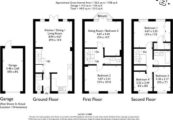 4 Bedrooms Terraced house to rent in Pooles Wharf Court, Bristol BS8