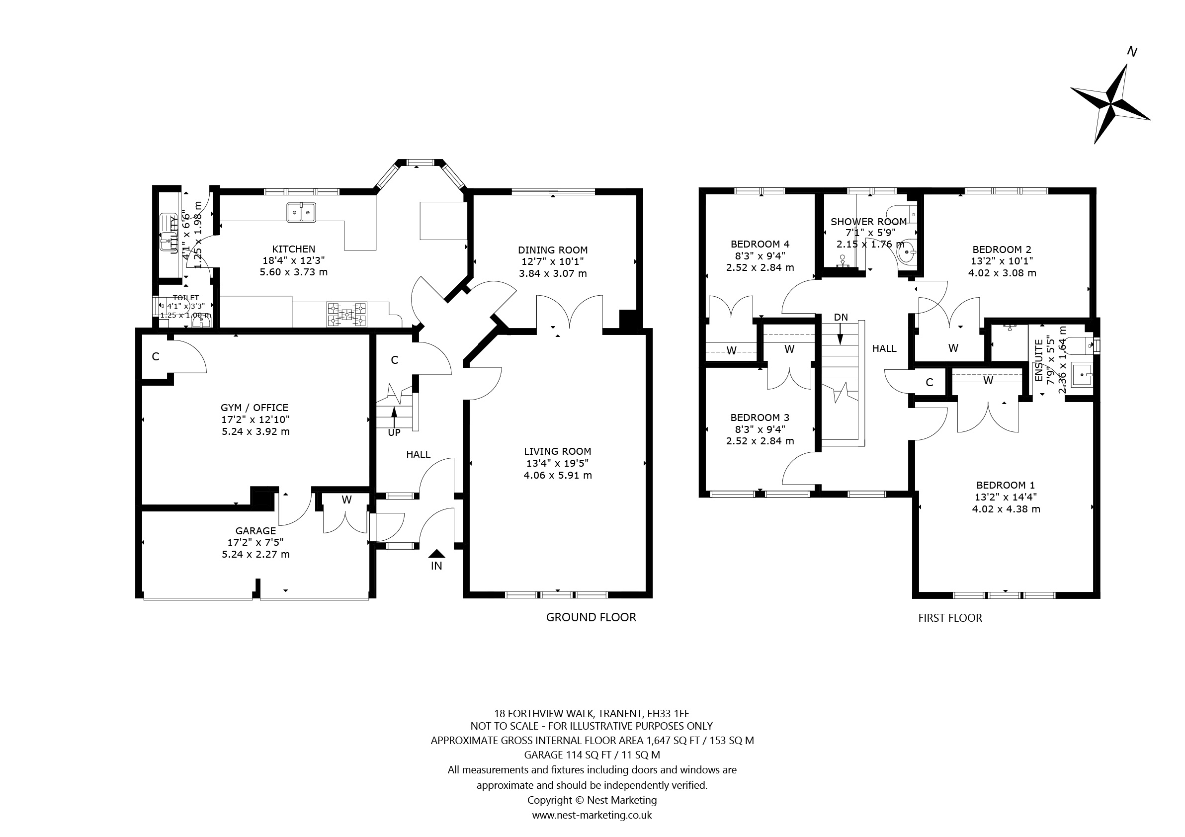 18, Forthview Walk, Tranent floorplan