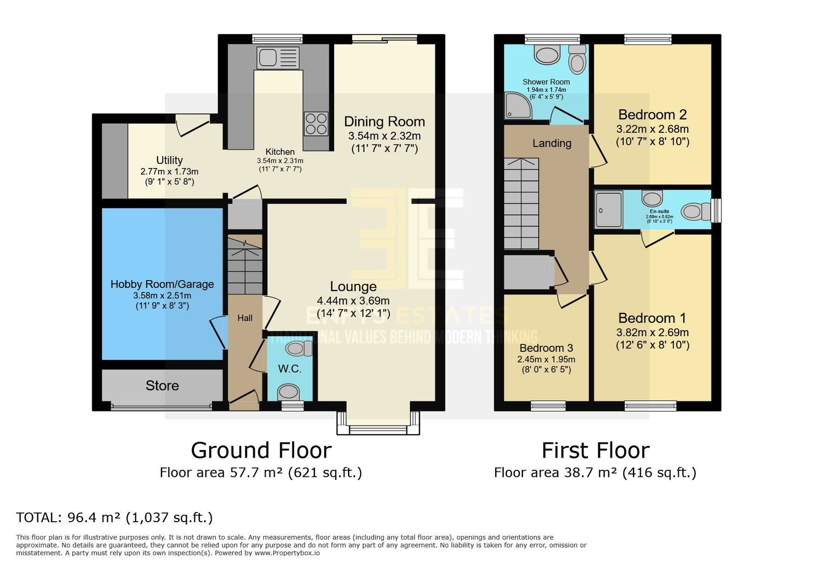 1, The Maltings, Llandudno floorplan