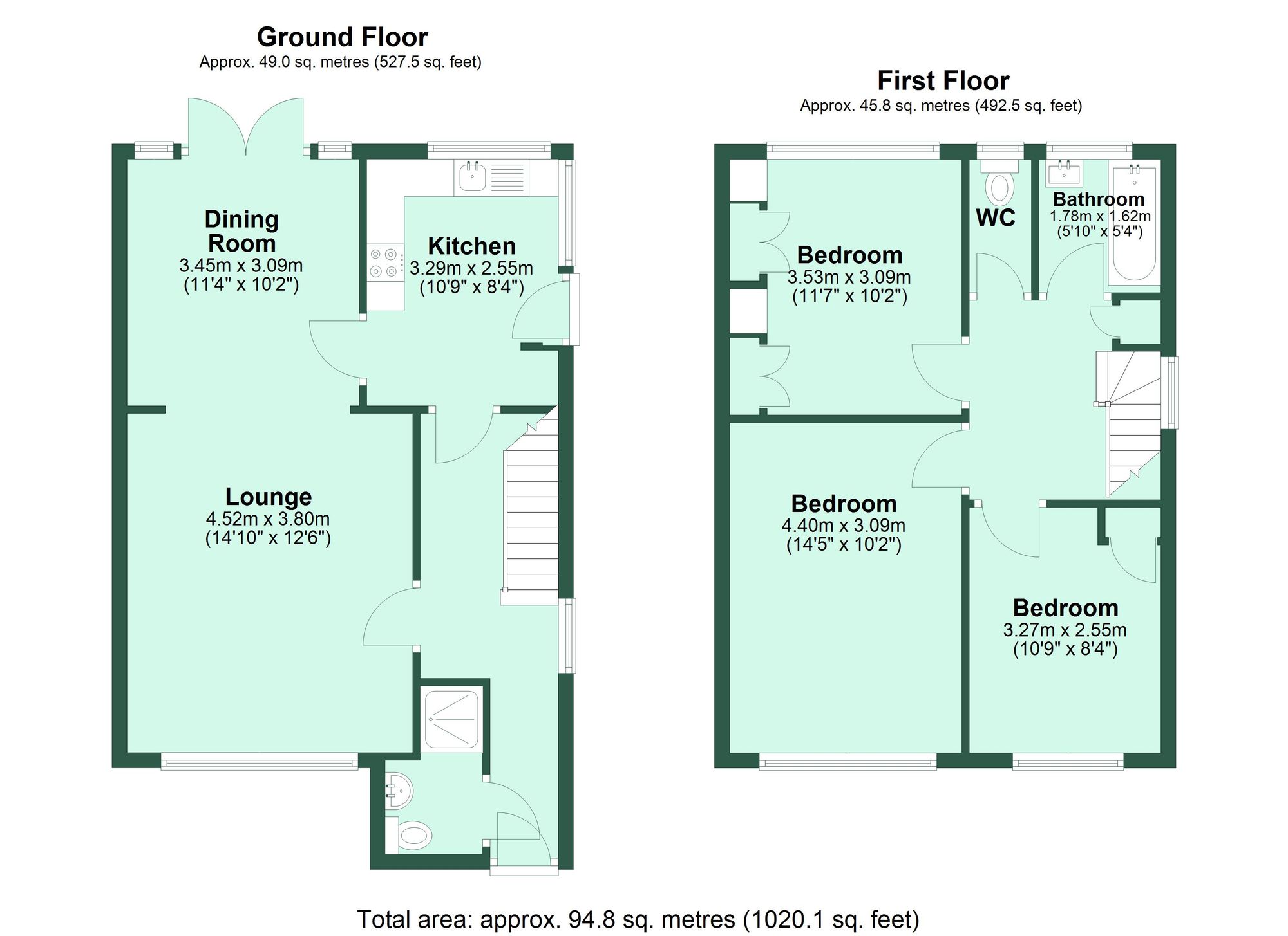 30 West Riding, St. Albans floorplan