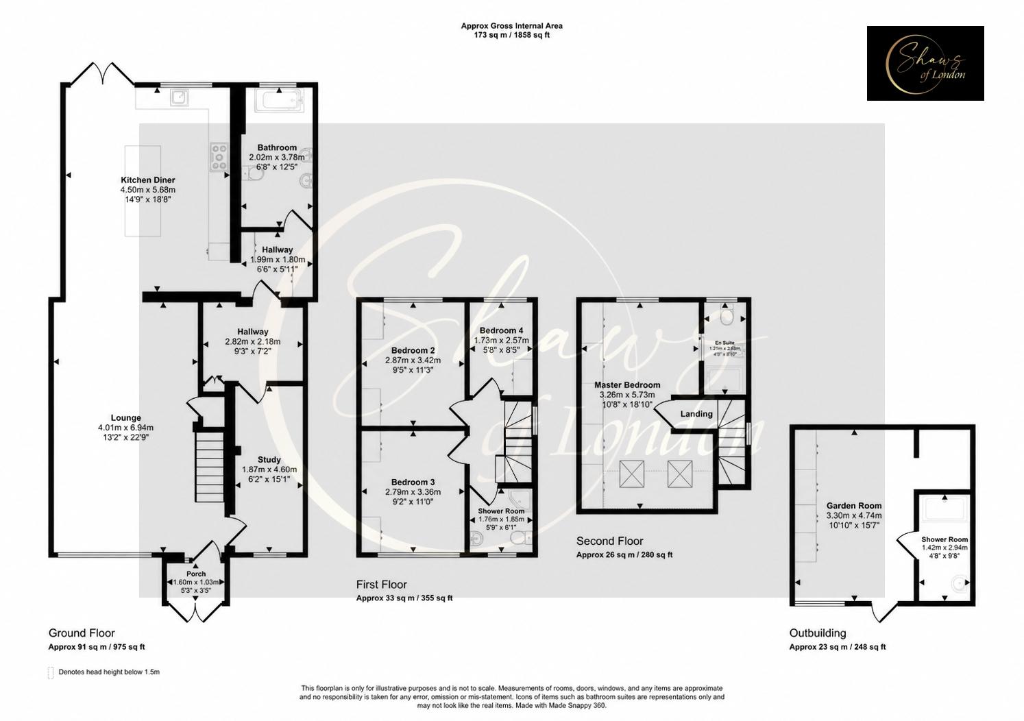14, Oxford Avenue, Hayes floorplan