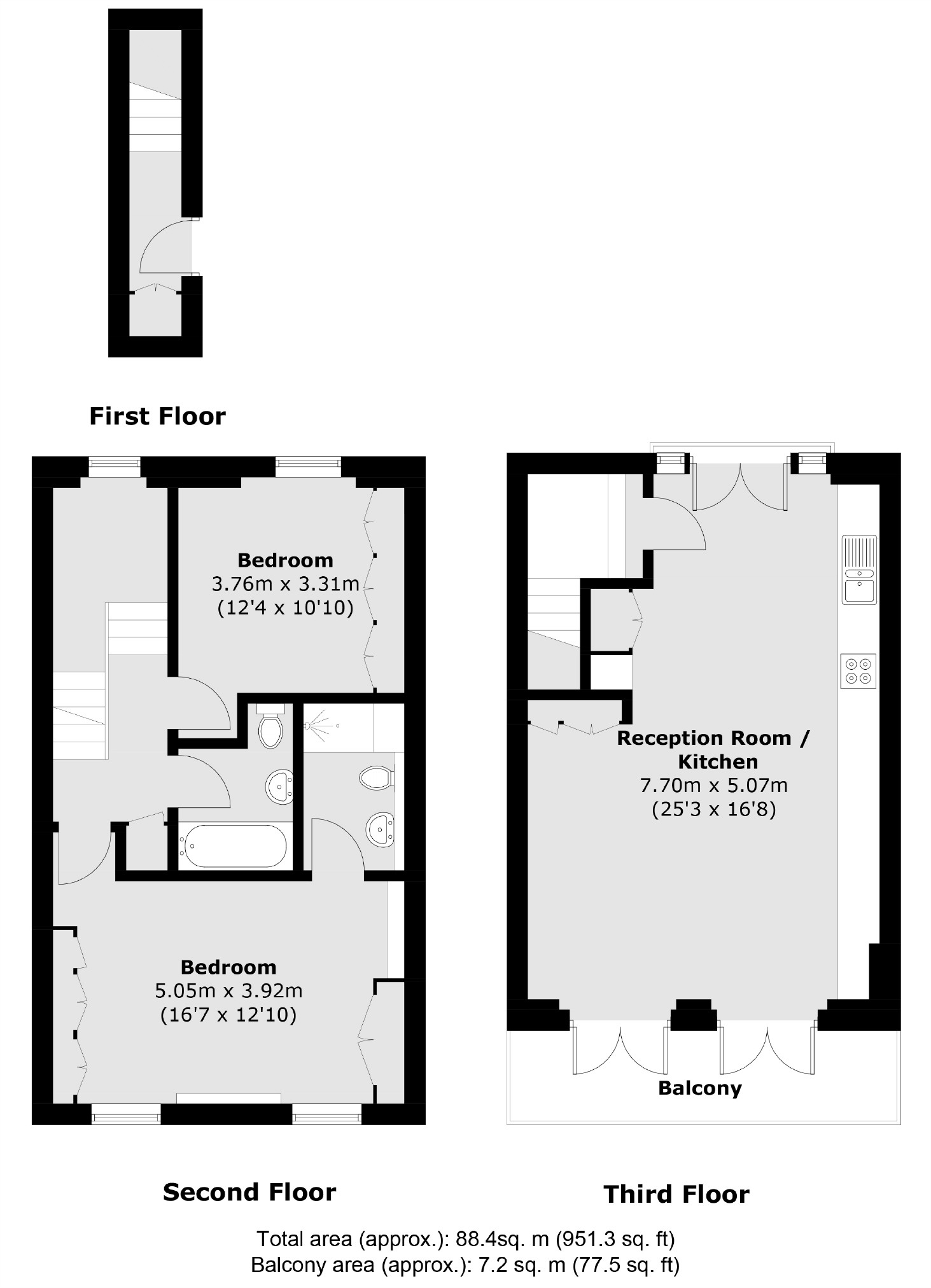 Westbourne Park Villas, London W2, 2 bedroom to rent