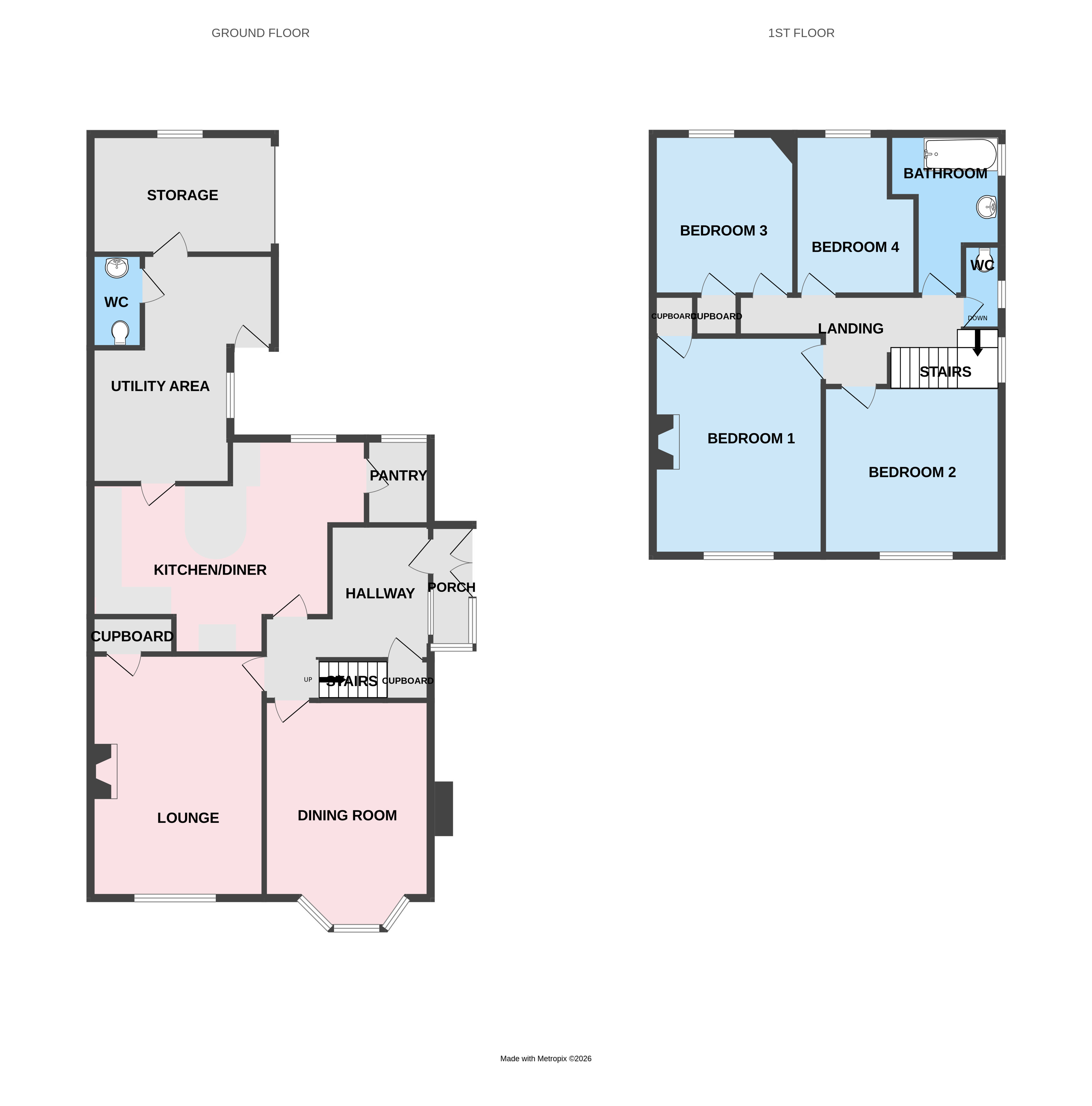 36, The Oval, Staffordshire floorplan