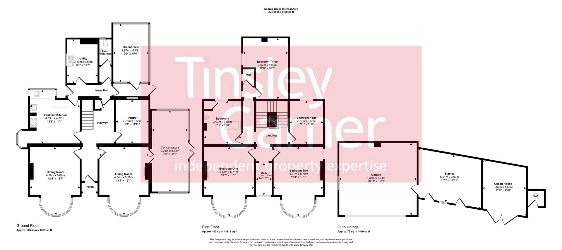 136, Newcastle Road, Stone floorplan