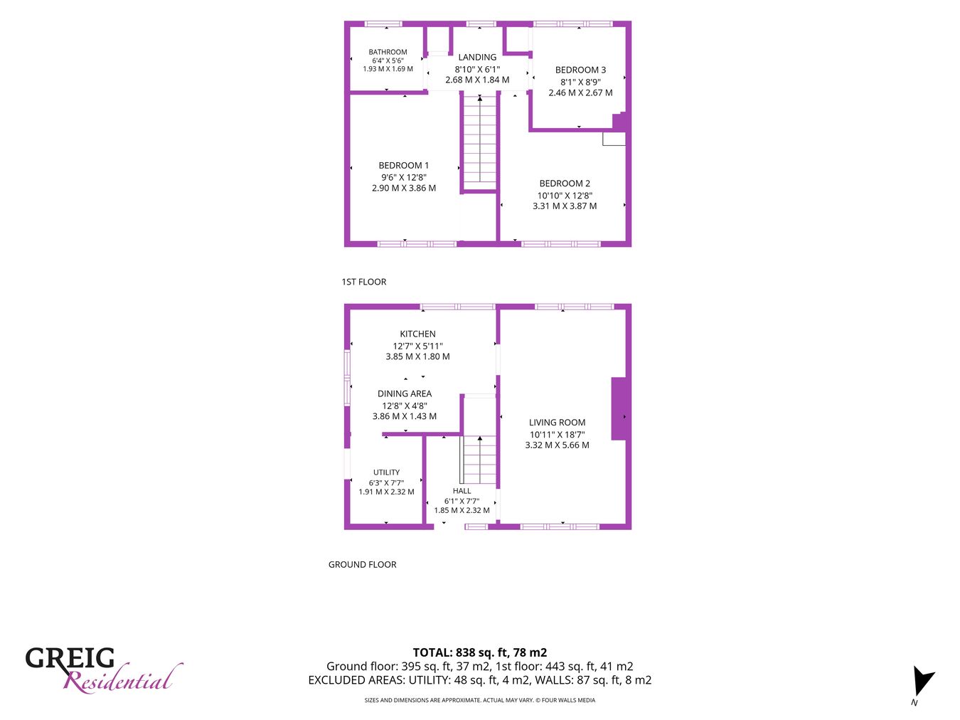 41, Gordon Street, Mauchline floorplan