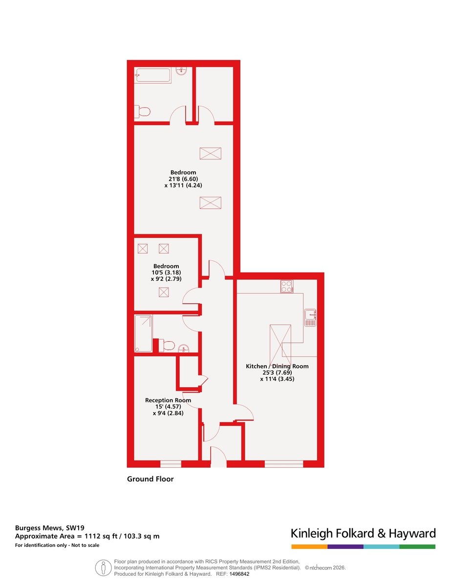 10, Burgess Mews, London floorplan