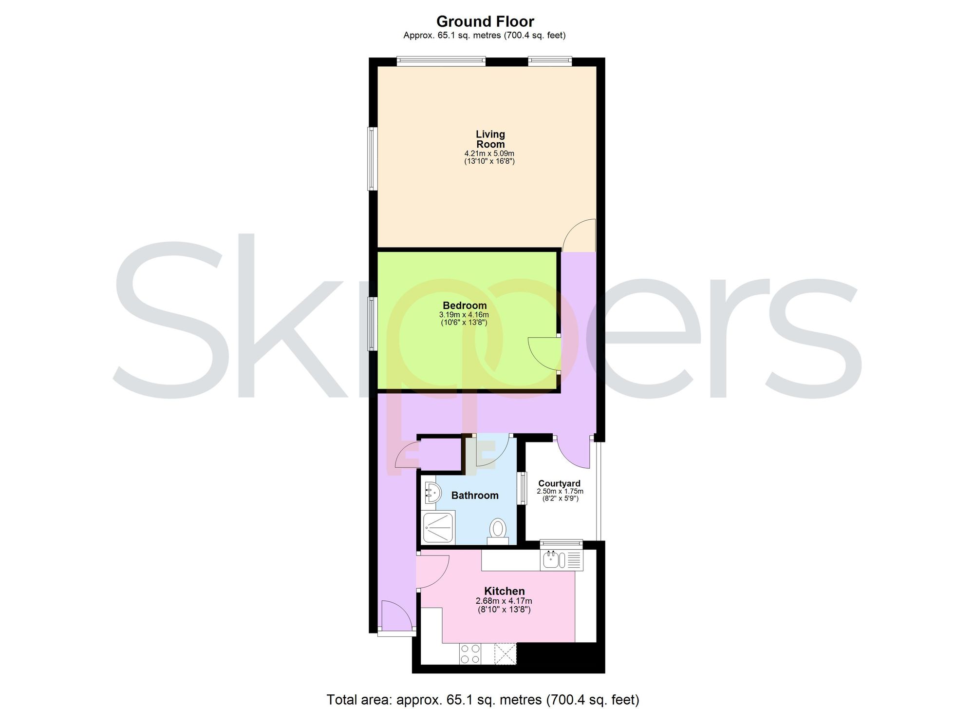 Flat 3, 22 North Street, Ashford floorplan