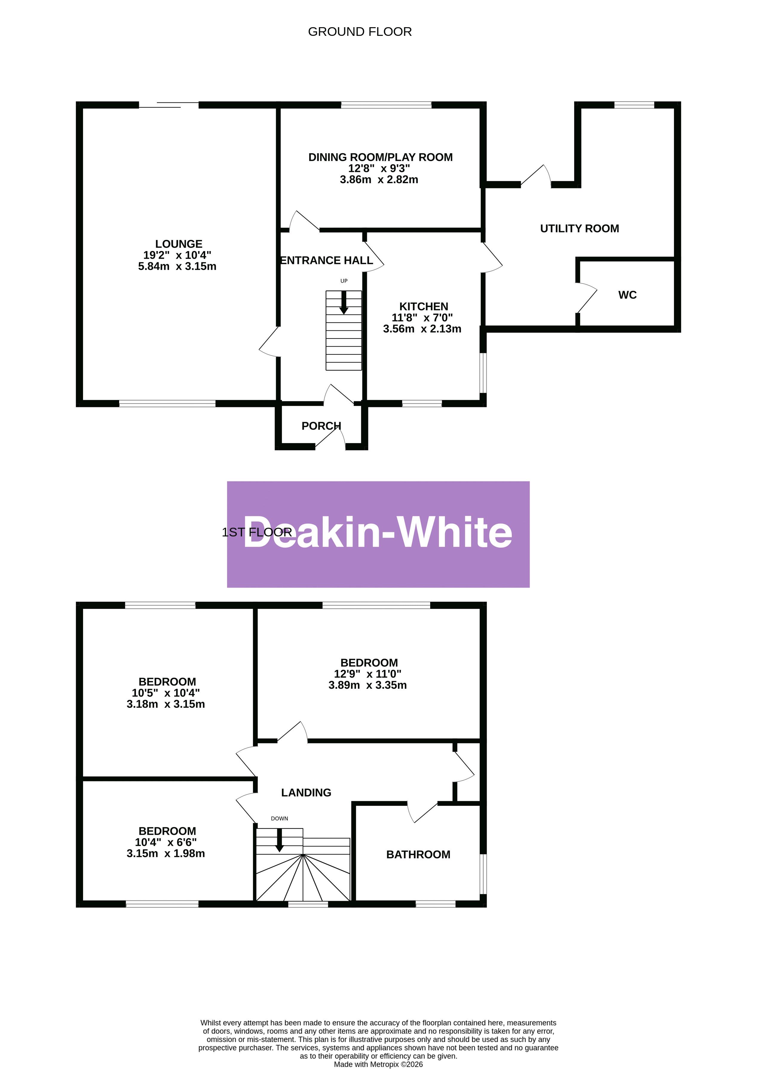 47, Drovers Way, Dunstable floorplan