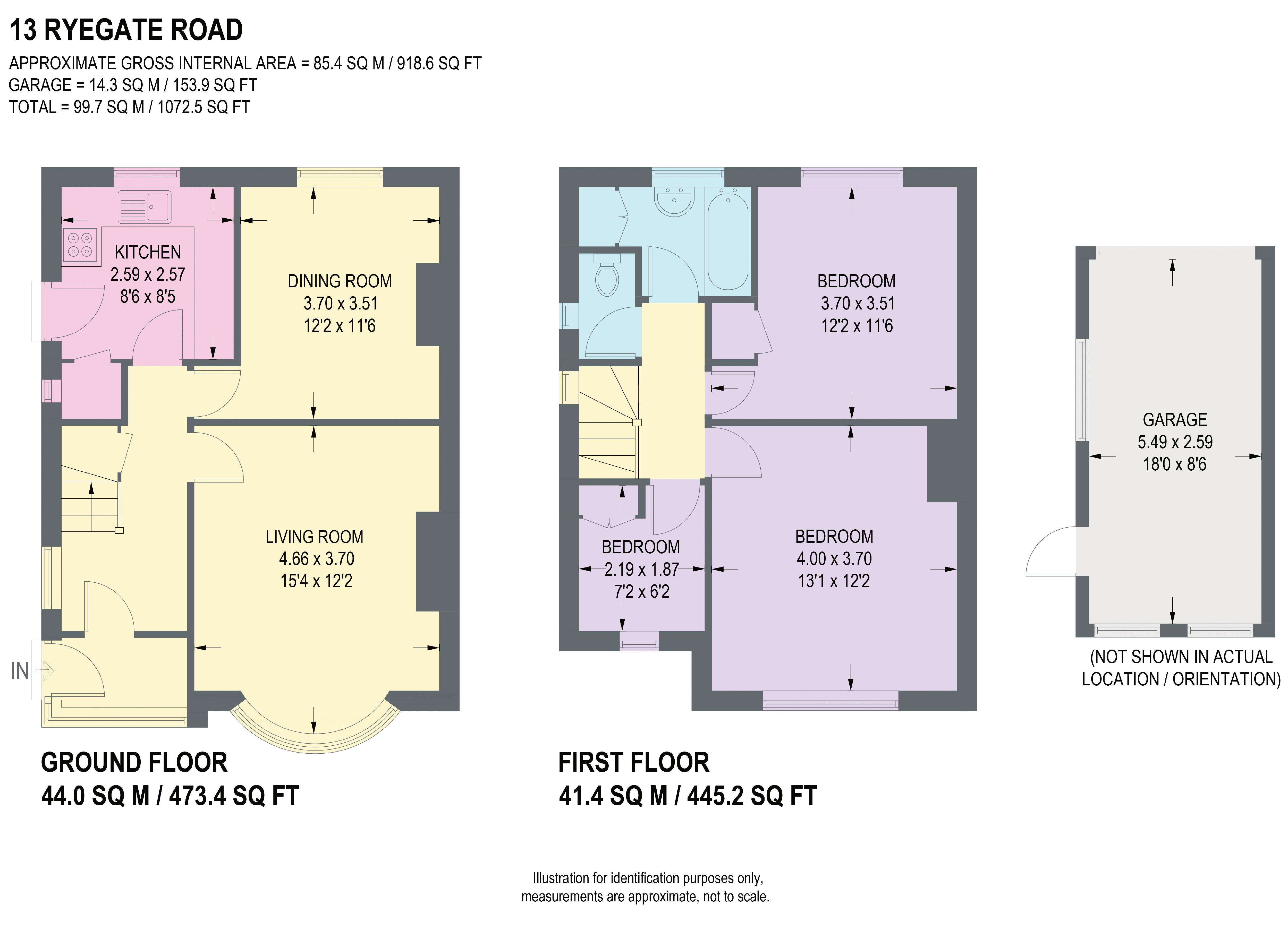 13, Ryegate Road, Sheffield floorplan