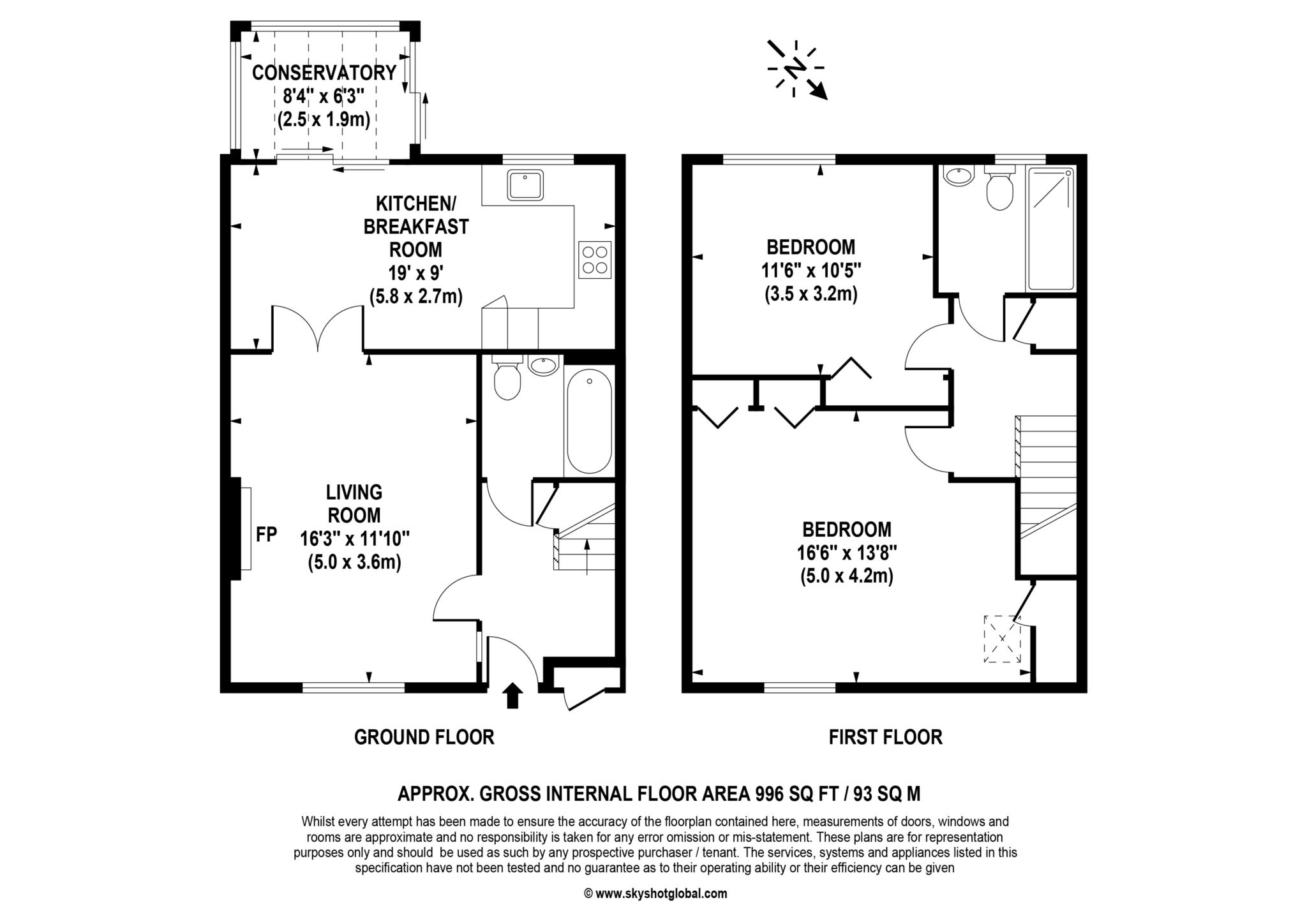 Lakeside, Ewell Court Avenue KT19, 2 bedroom terraced house for sale