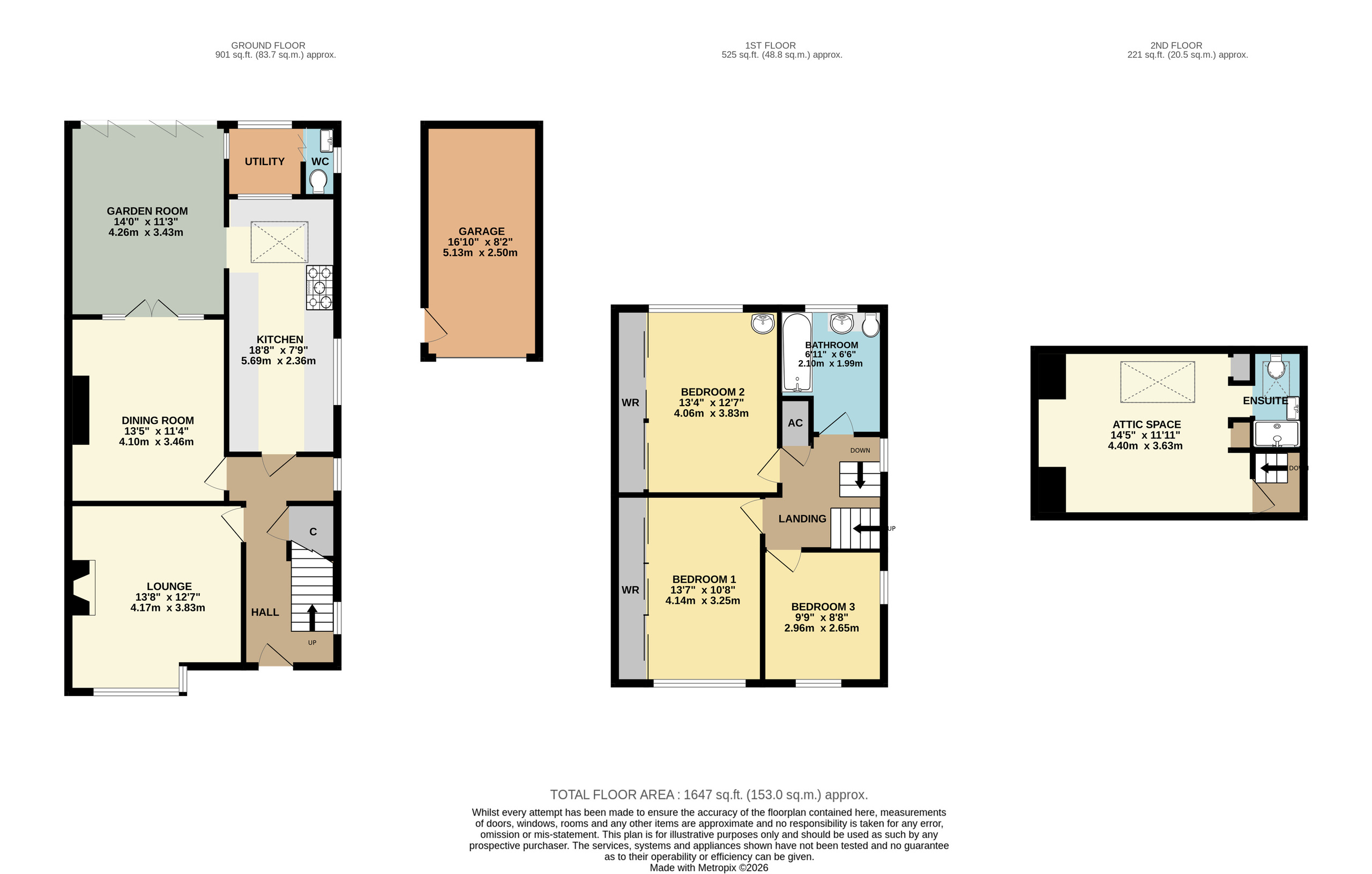 64 Combe Park, Yeovil floorplan