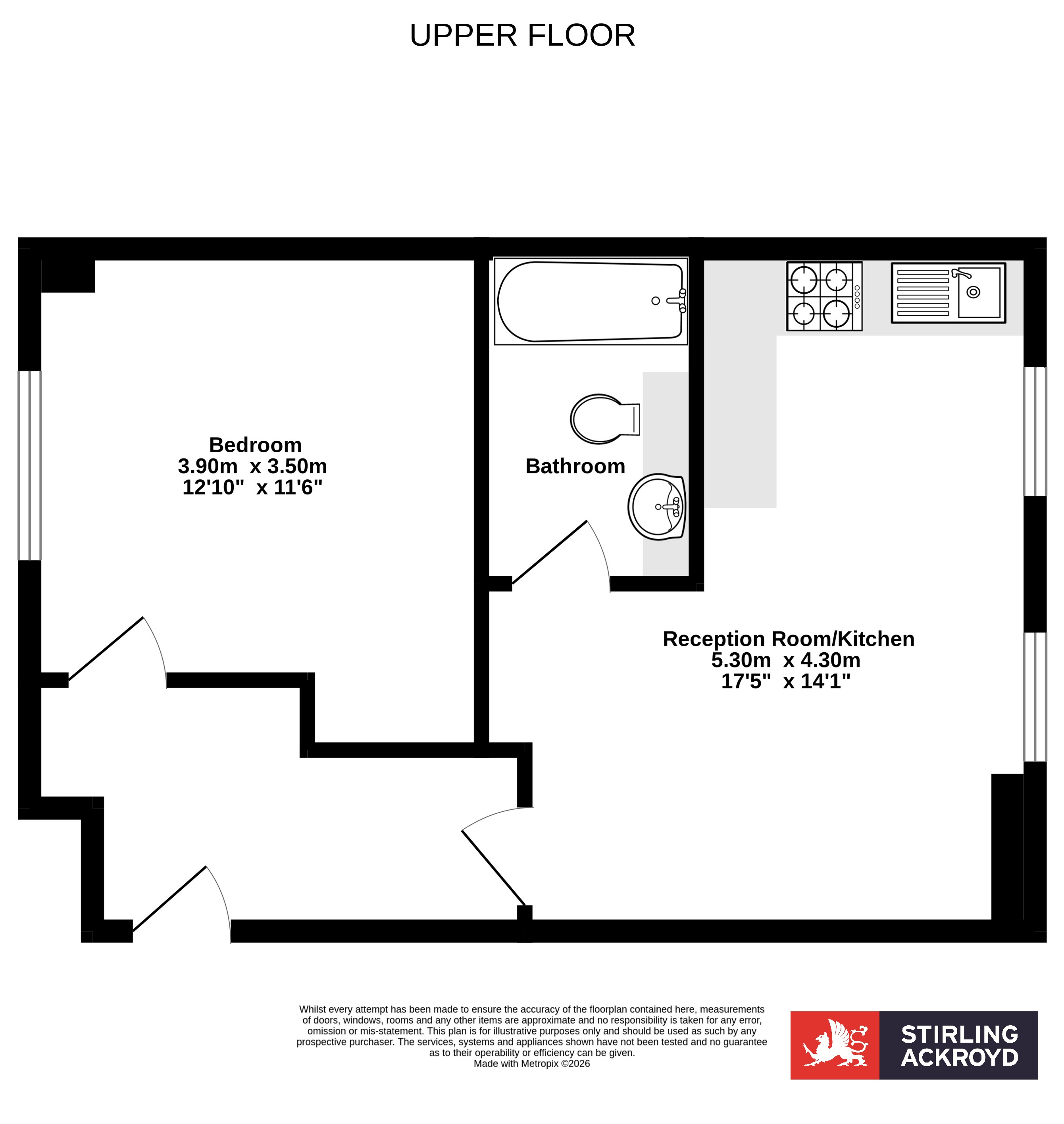 Flat 7, The Legion,, Millbrook, Surrey floorplan