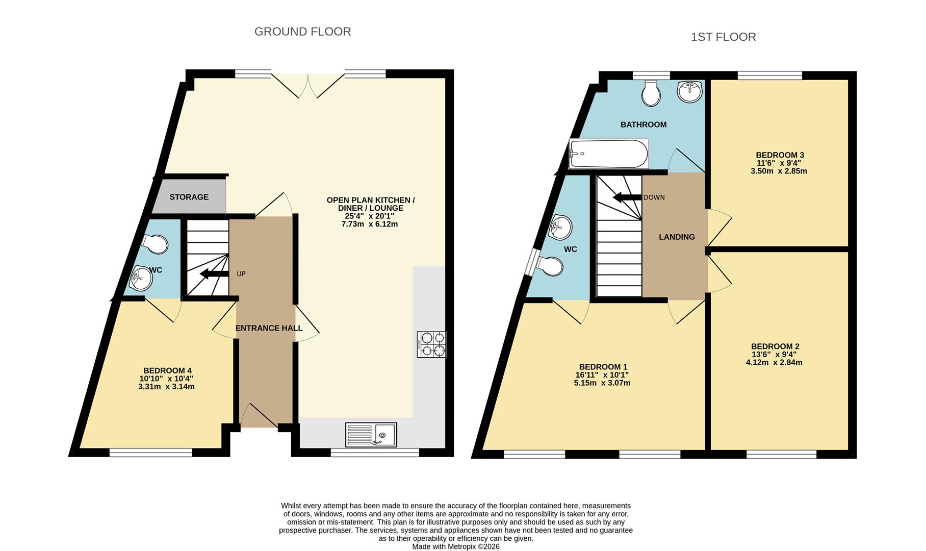 384A, Gipsy Lane, Leicester floorplan