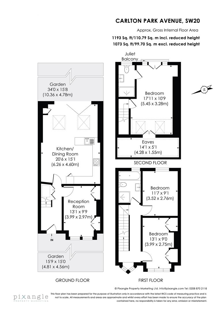 48, Carlton Park Avenue, Raynes Park floorplan