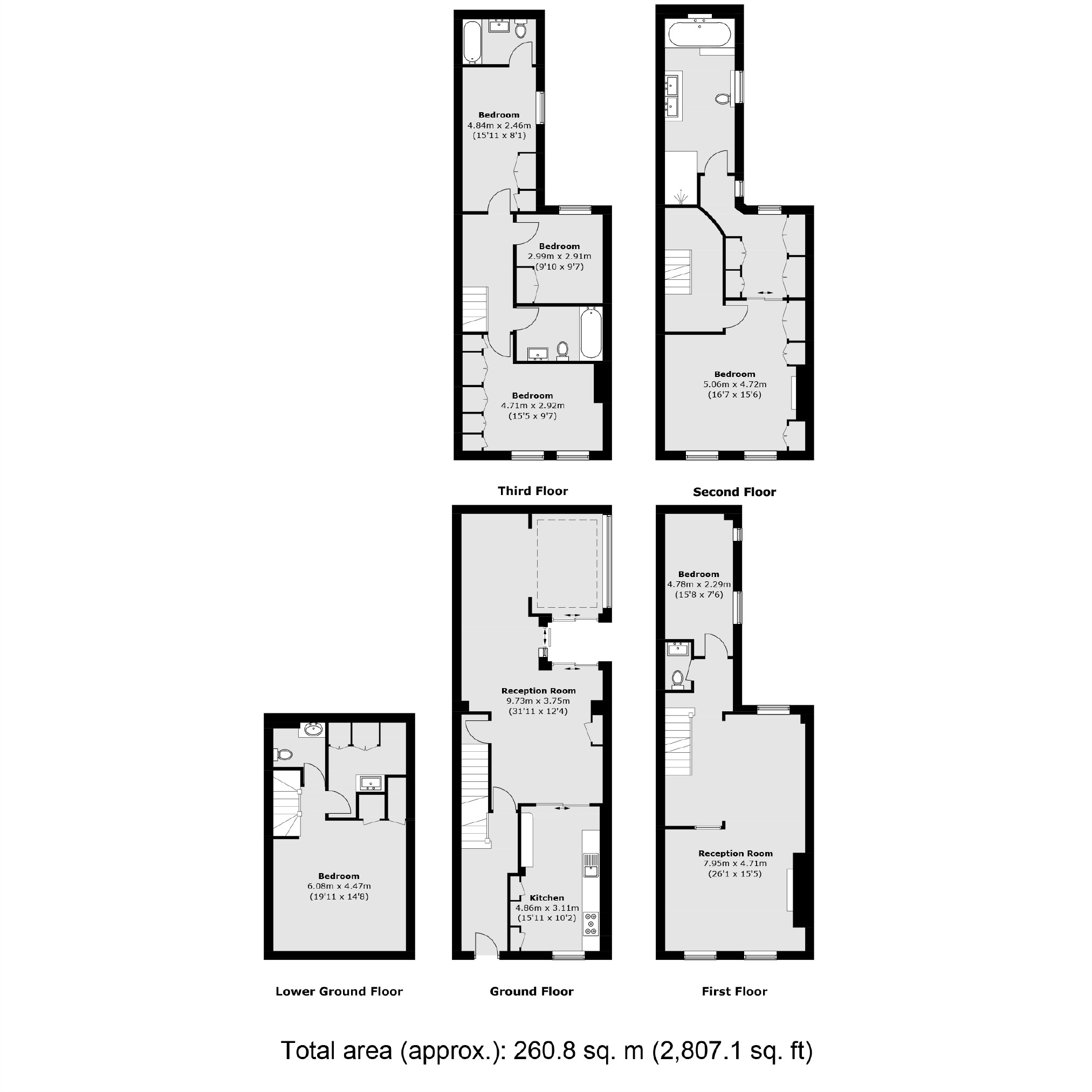 27, Ansdell Terrace, London floorplan