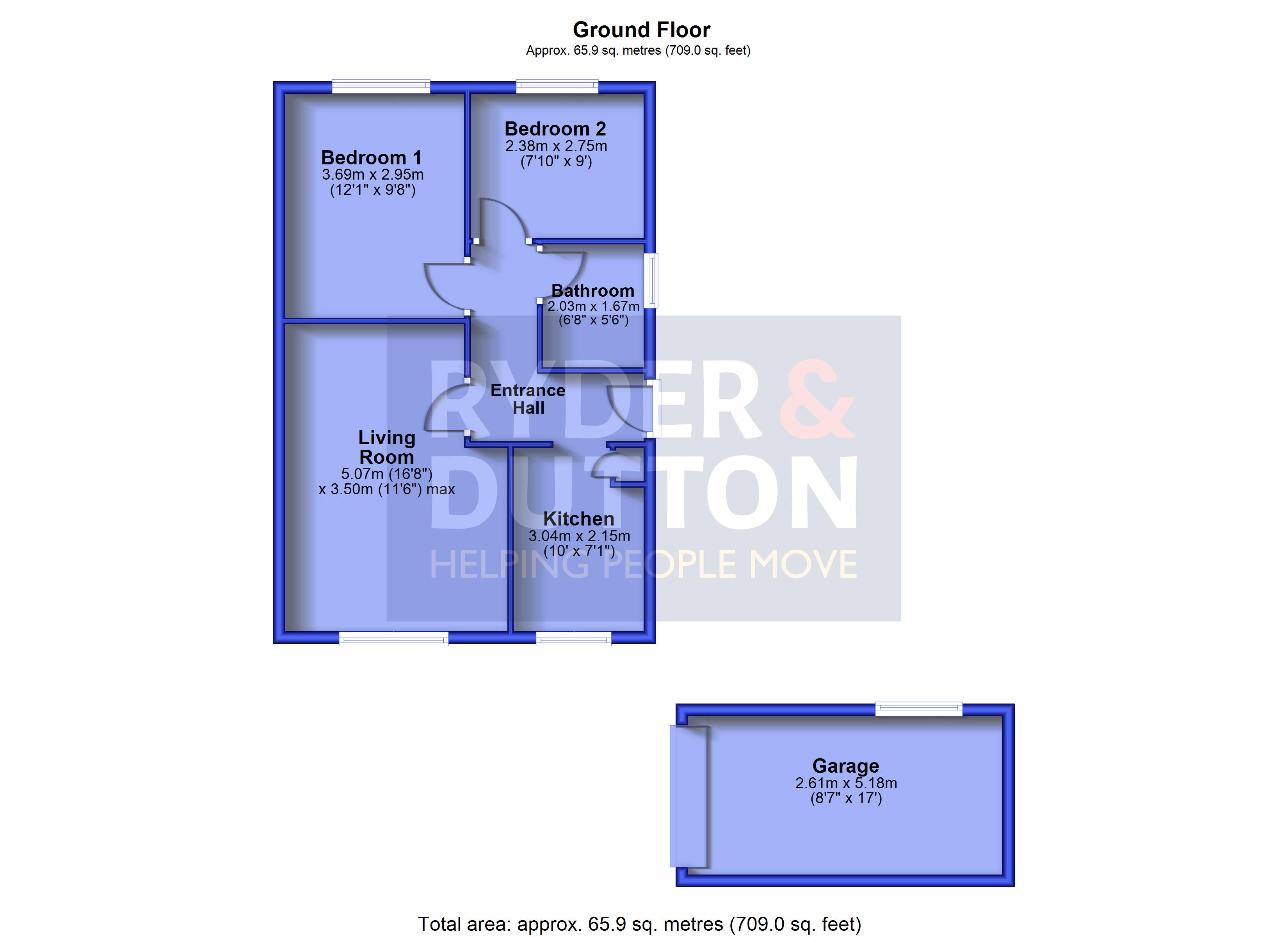 49, Buttermere Drive, West Yorkshire floorplan