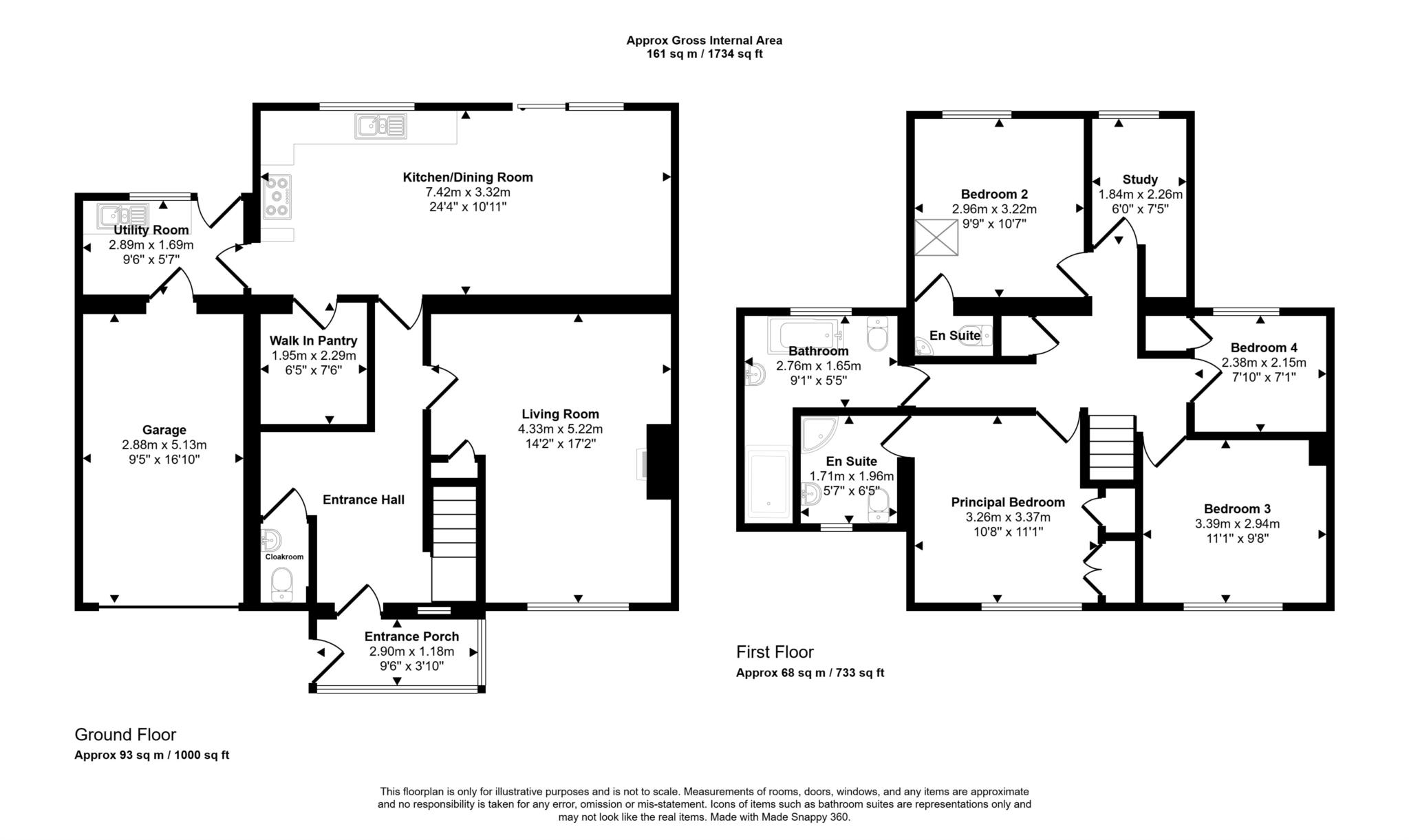 18, The Close, Pershore floorplan