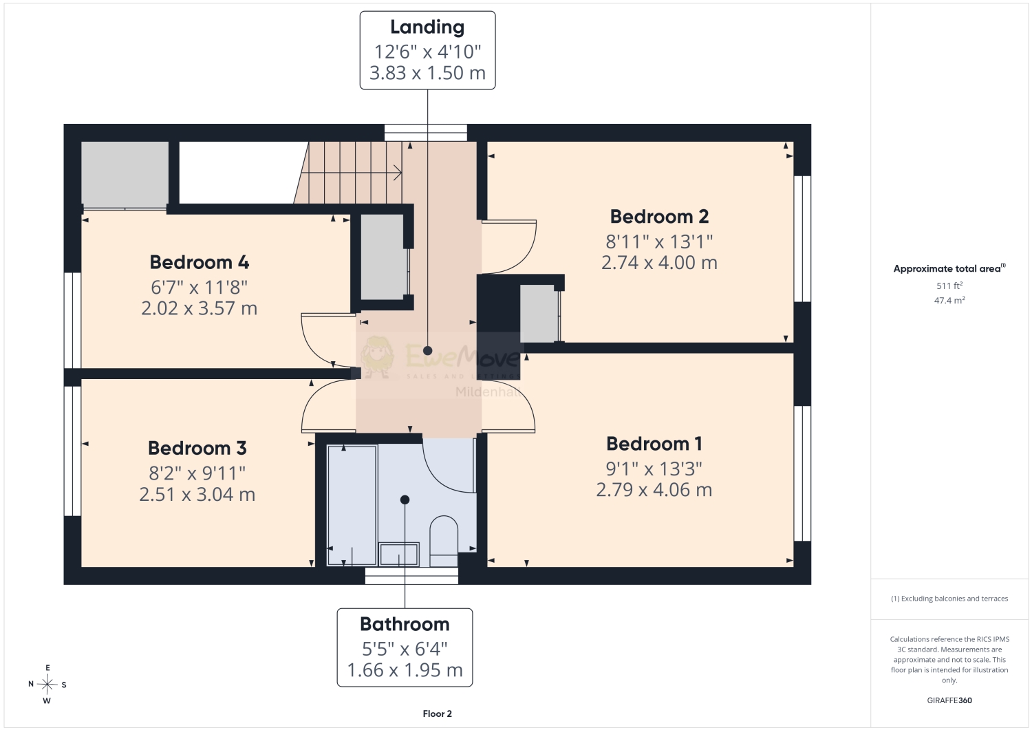 14, Gorse Close, Bury St. Edmunds floorplan