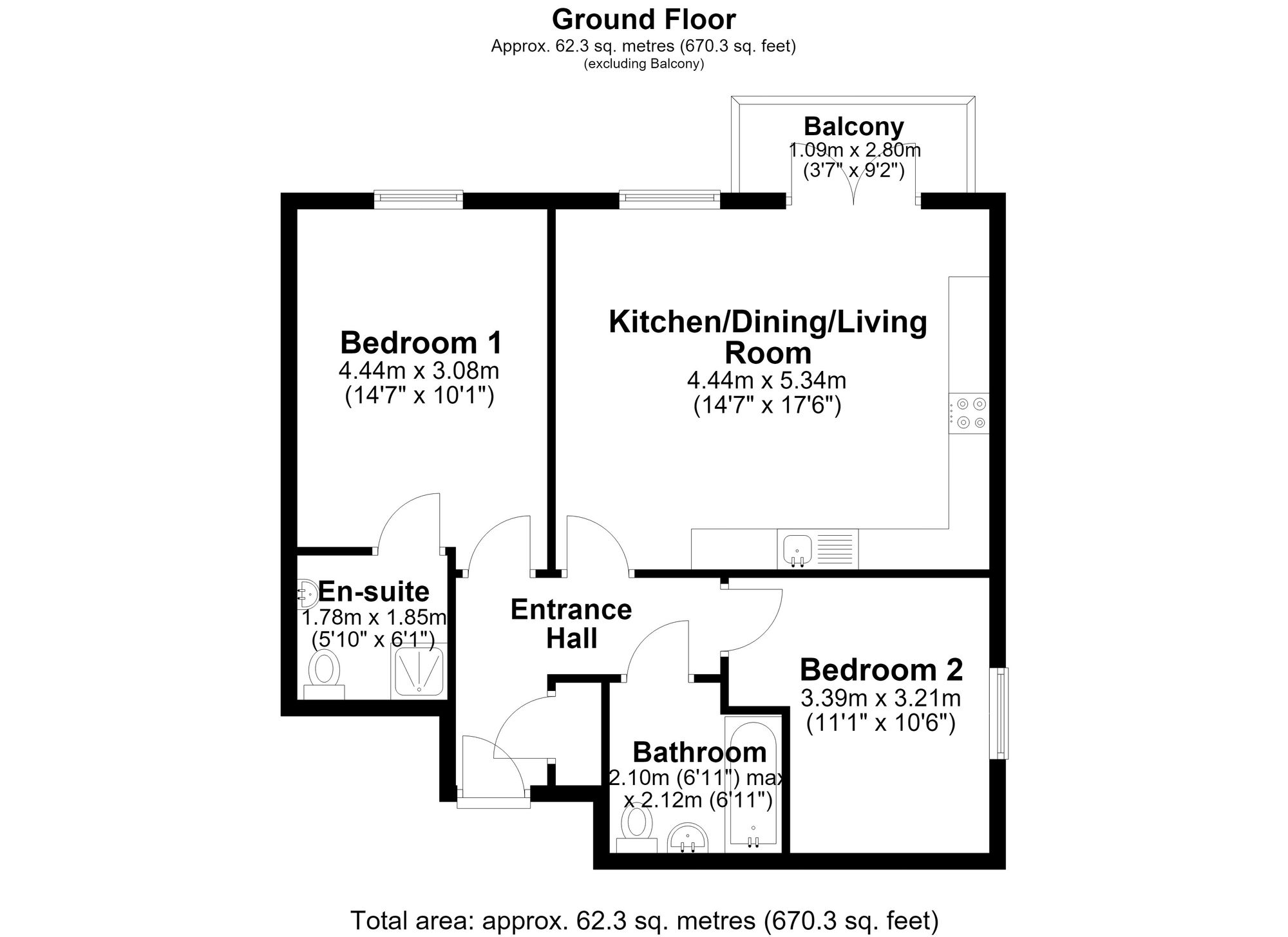 Apt 19, Boteler Court Elphins Drive, Warrington floorplan