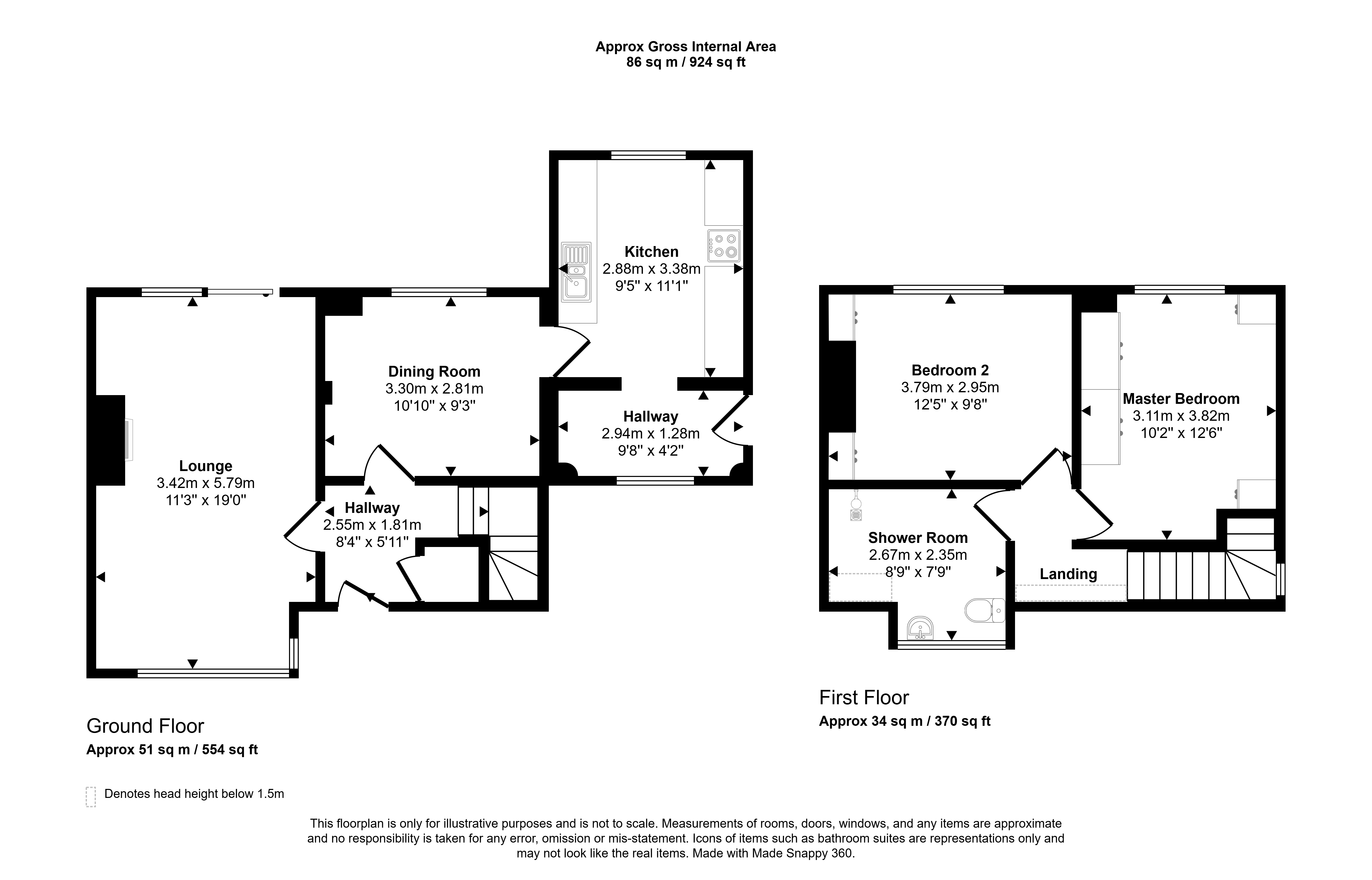 8, Ridding Court, Durham floorplan