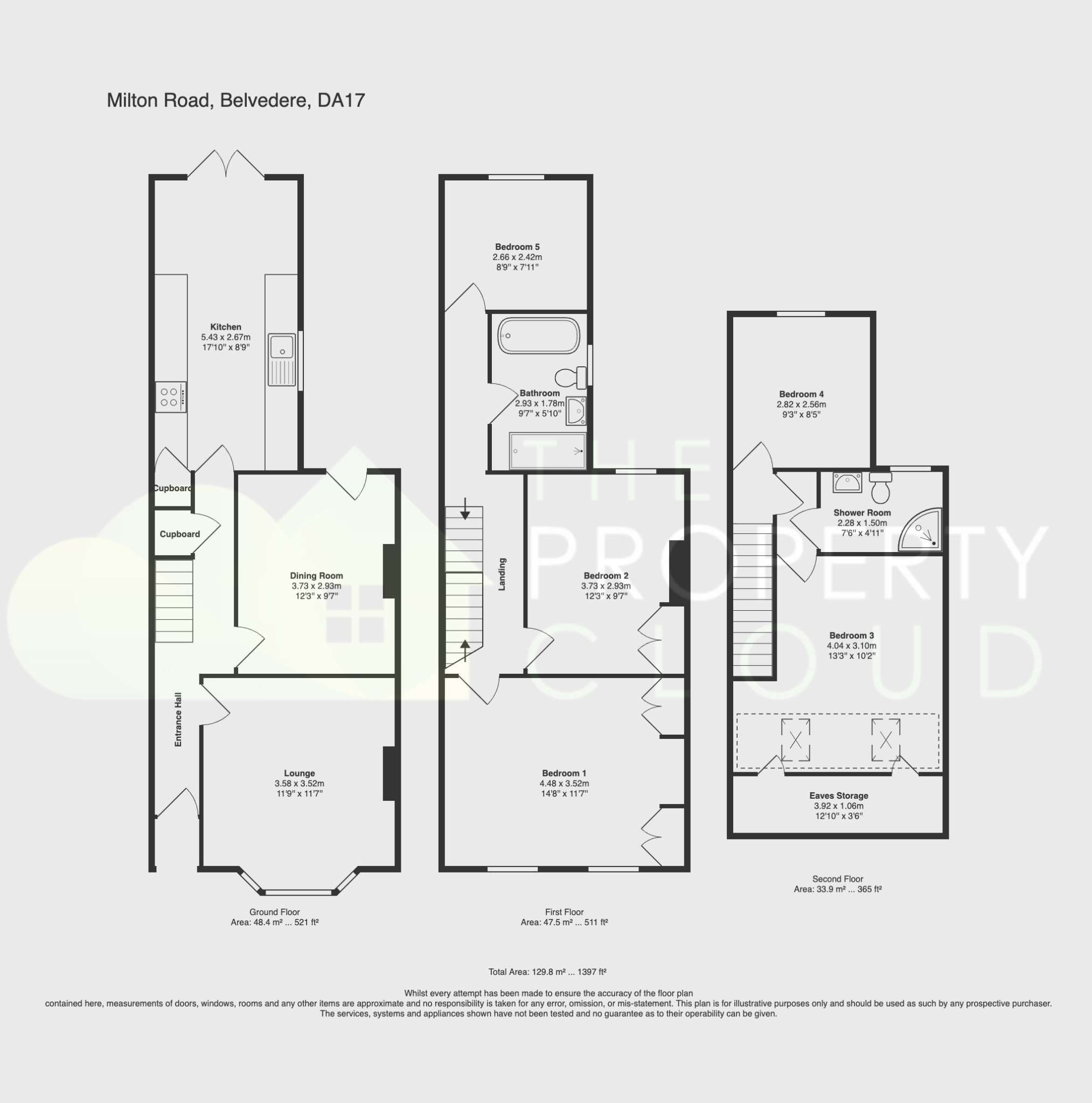 92, Milton Road, Belvedere floorplan